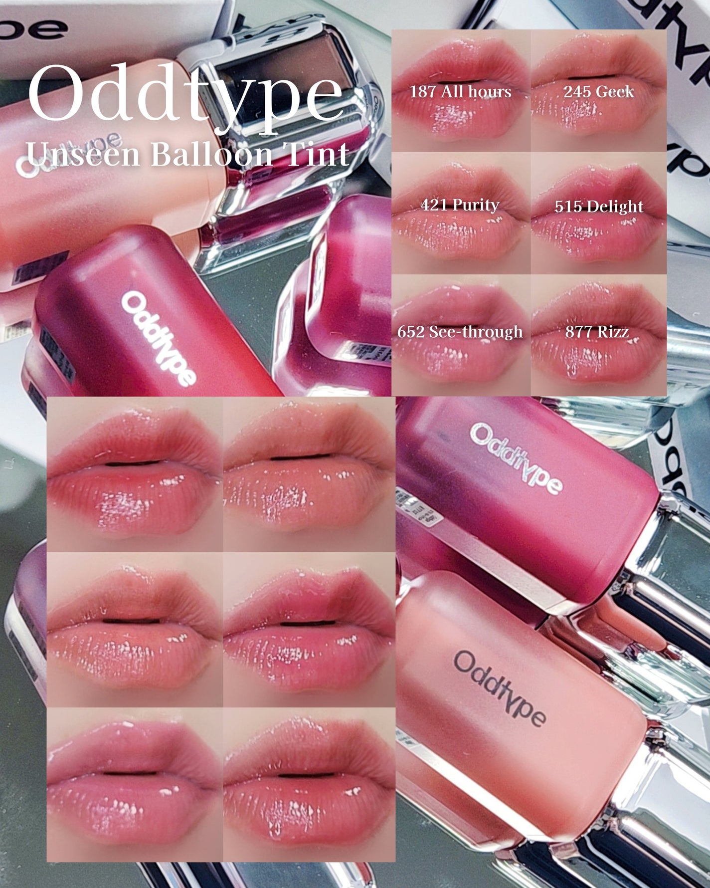 アンシーン バルーンティント/Oddtype/リップティントを使ったクチコミ(4枚目)