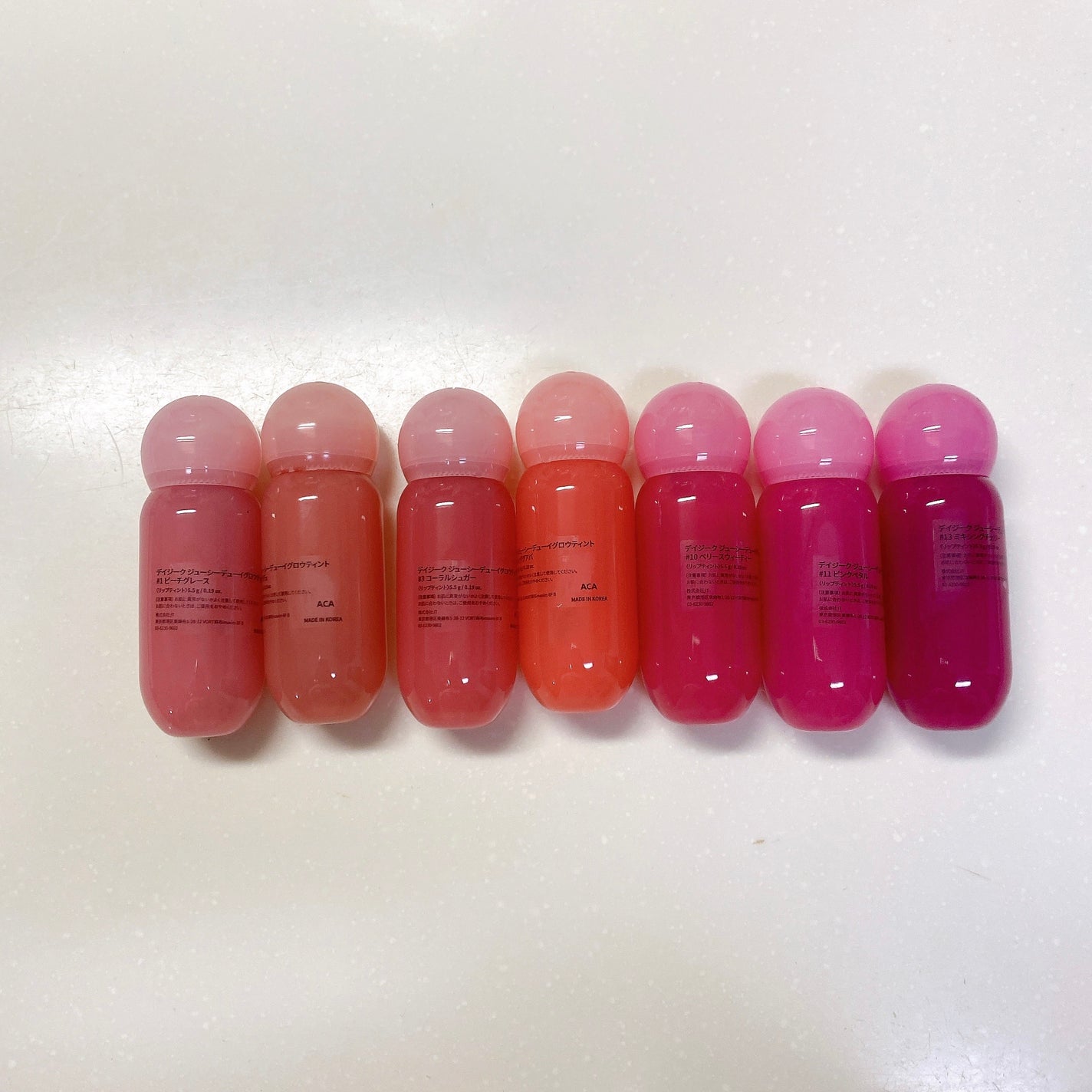 ジューシーデューイグロウティント/dasique/リップティントを使ったクチコミ(2枚目)