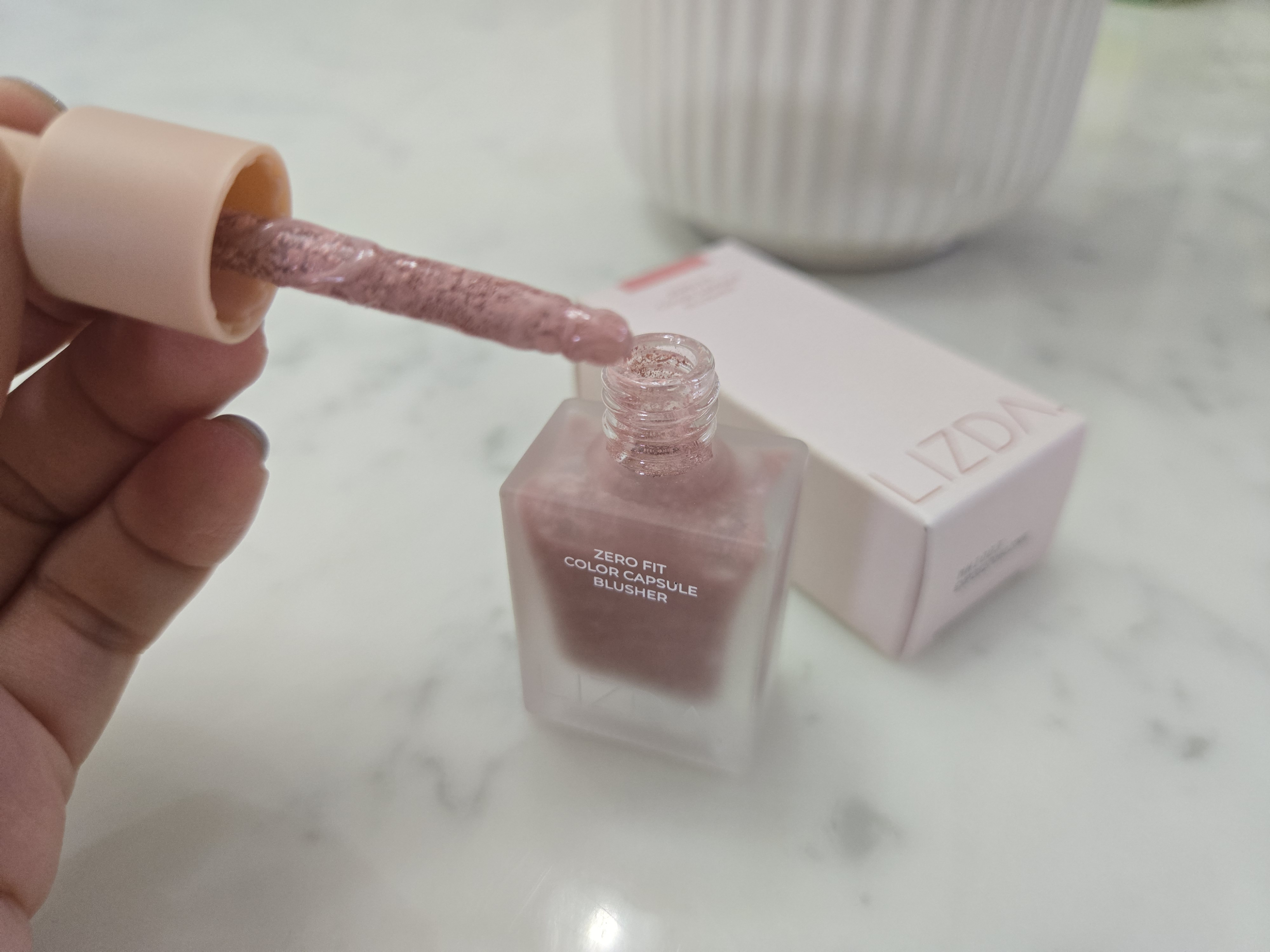 LIZDA リズダ バブルチーク/LIZDA/リキッドチークを使ったクチコミ（3枚目）