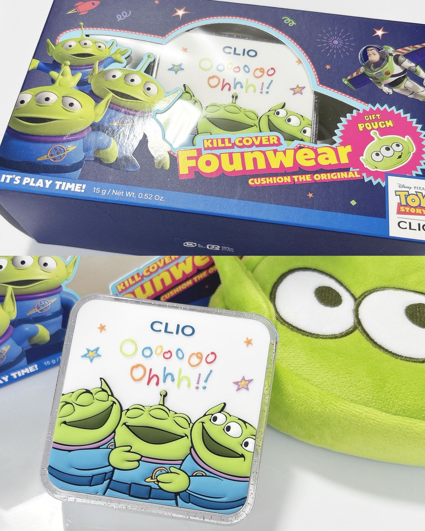 キル カバー ファンウェア クッション ザ オリジナル/CLIO/クッションファンデーションを使ったクチコミ（3枚目）