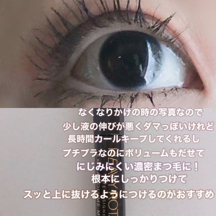 エクストラボリューム マスカラ/ヘビーローテーション/マスカラを使ったクチコミ(3枚目)