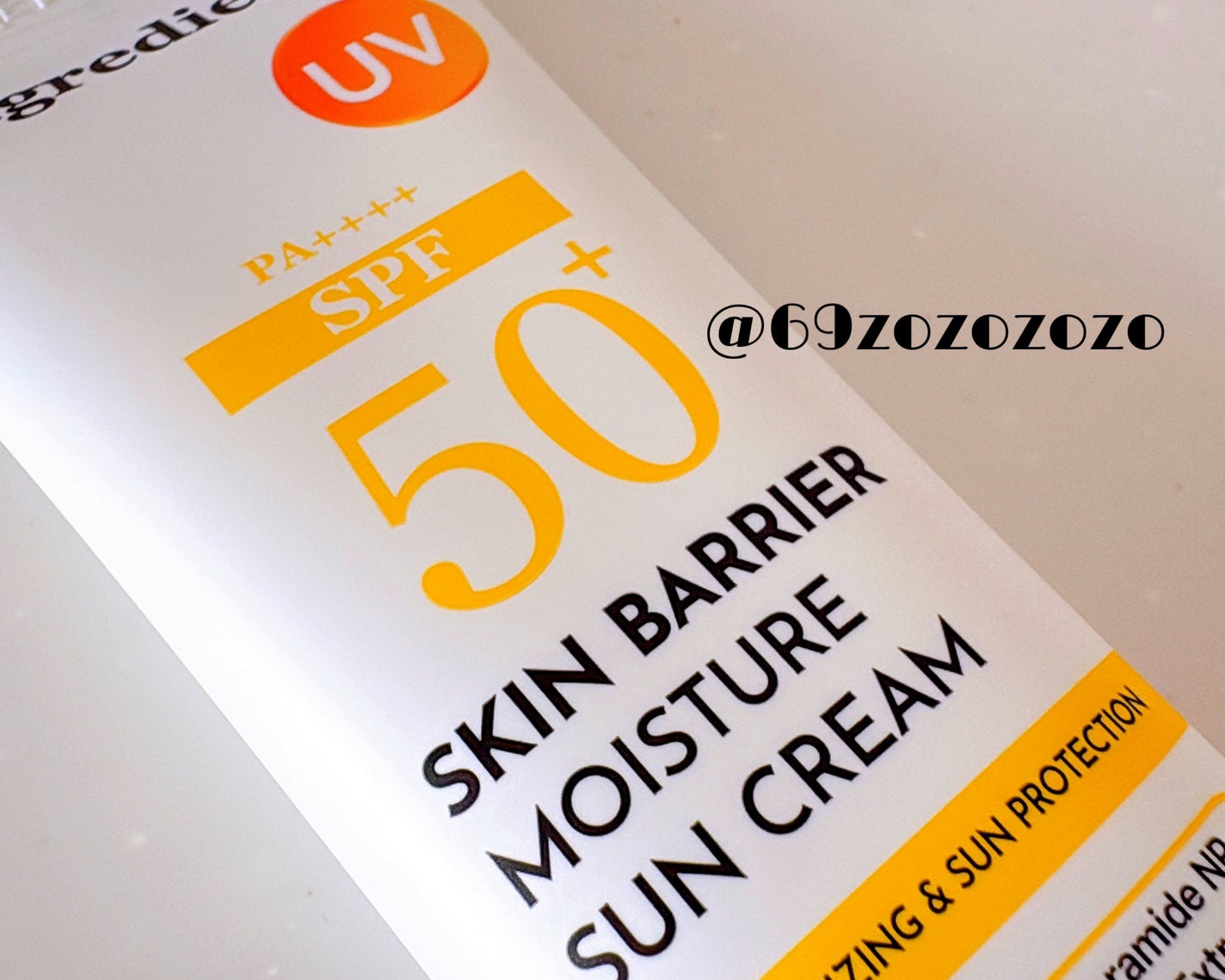 スキンバリアモイスチャーサンクリーム/Ongredients/日焼け止めクリームを使ったクチコミ(2枚目)