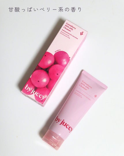 Gooseberry AHA Jelly Cleanser/By Juccy/クレンジングジェルを使ったクチコミ(4枚目)