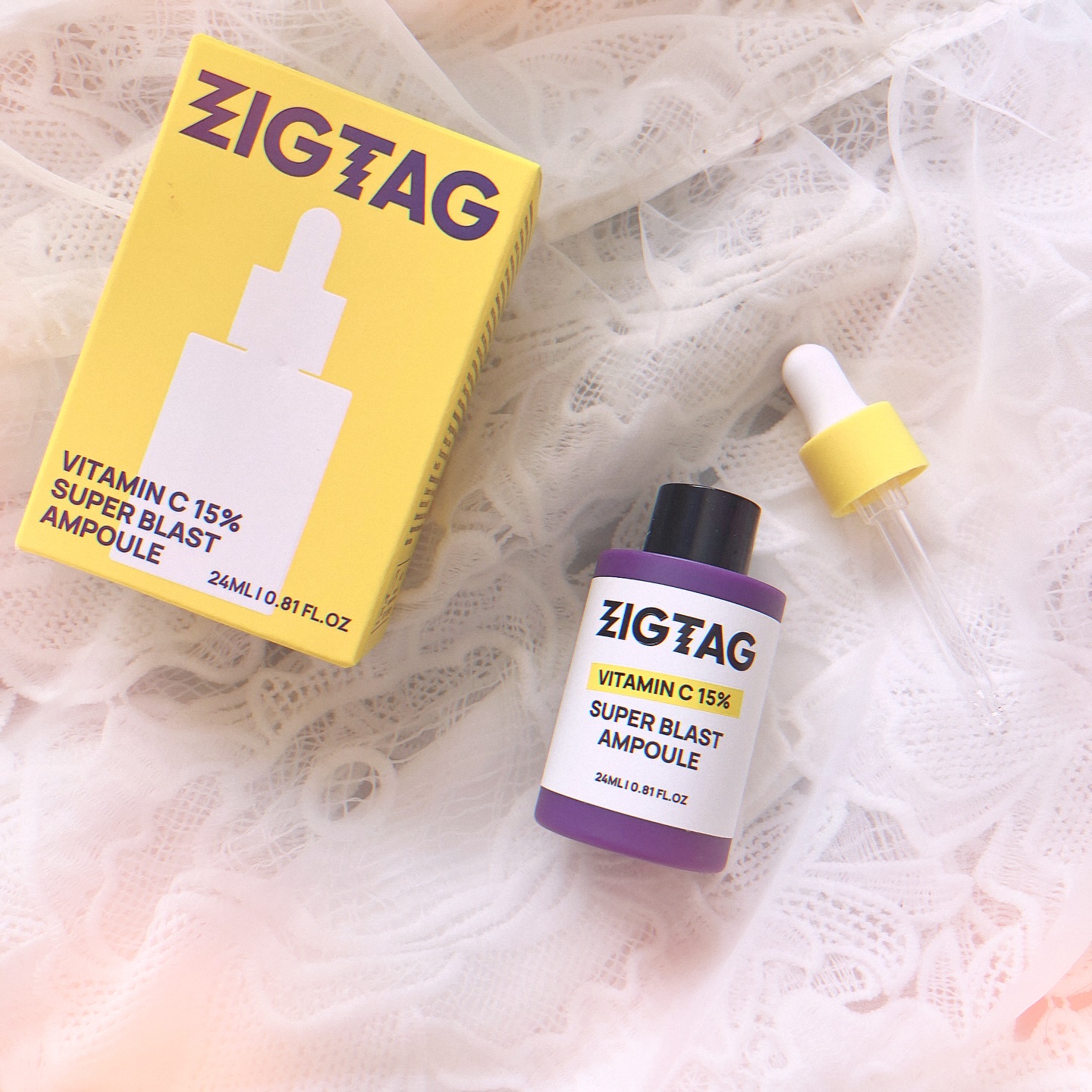 ビタミンC15%スーパーブラストアンプル/ZIGTAG/美容液を使ったクチコミ（1枚目）