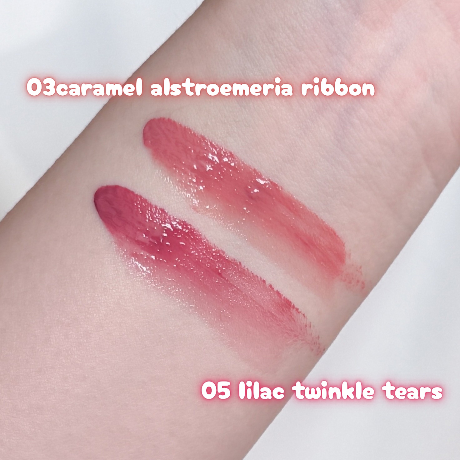 リップラッカー　ブルーミングガーランド/JILL STUART/口紅を使ったクチコミ（3枚目）