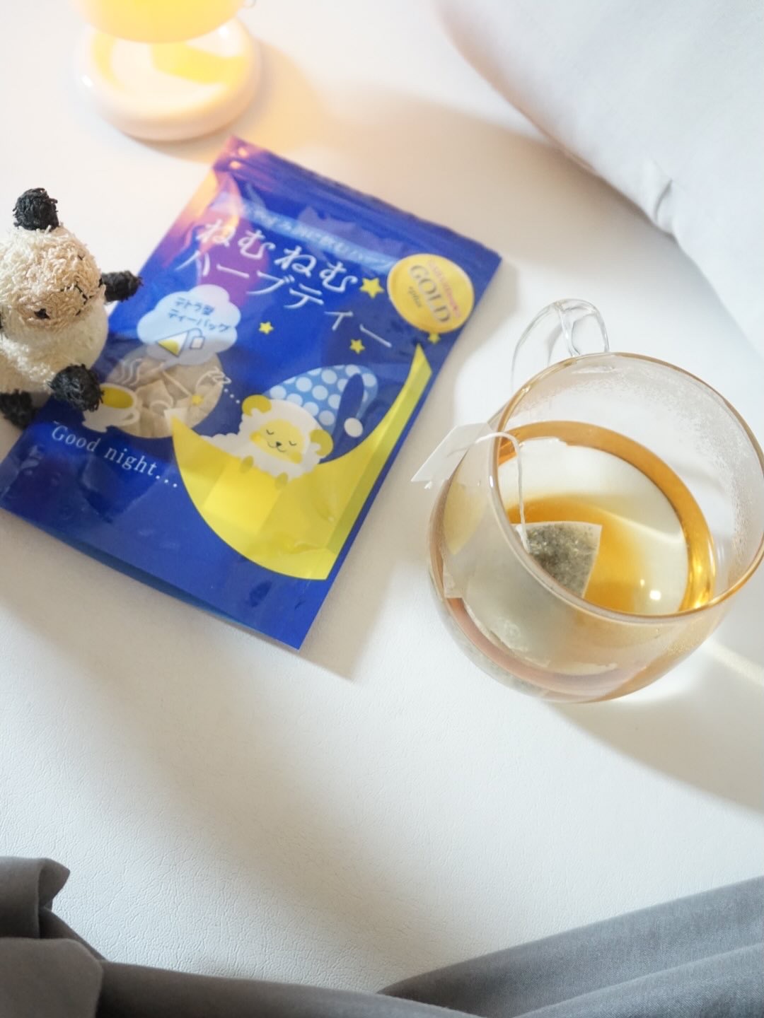 ねむねむプラスハーブティーGOLD/株式会社レッツ/その他ドリンクを使ったクチコミ（3枚目）