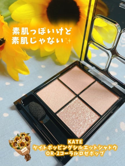 ケイト ポッピングシルエットシャドウ/KATE/アイシャドウパレットを使ったクチコミ(1枚目)