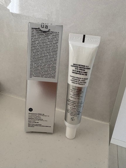 レチノール 0.1 カフェイン リバイタライジング アイクリーム/Anua/アイケア・アイクリームを使ったクチコミ(2枚目)