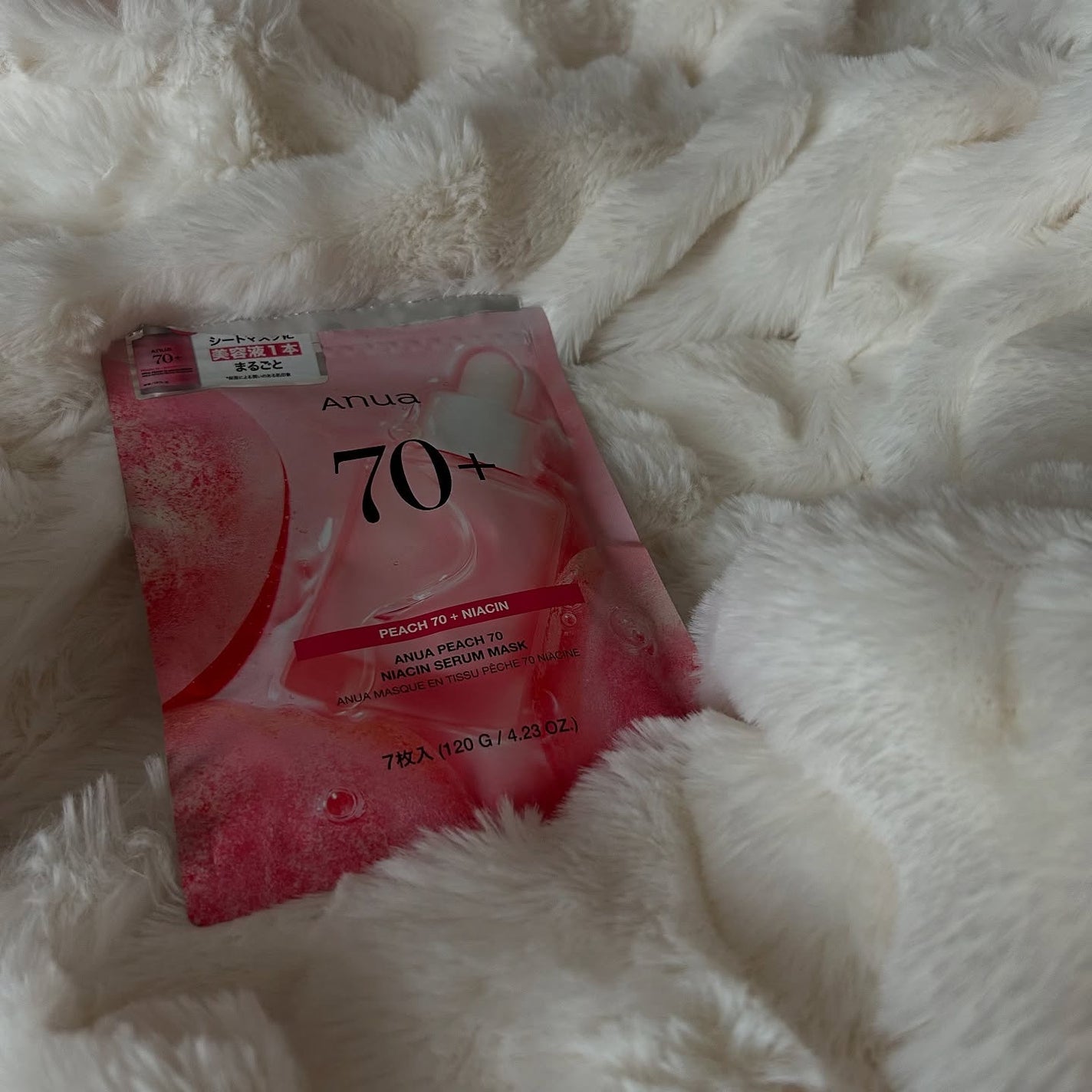 桃70%ナイアシンシートマスク/Anua/シートマスク・パックを使ったクチコミ(4枚目)