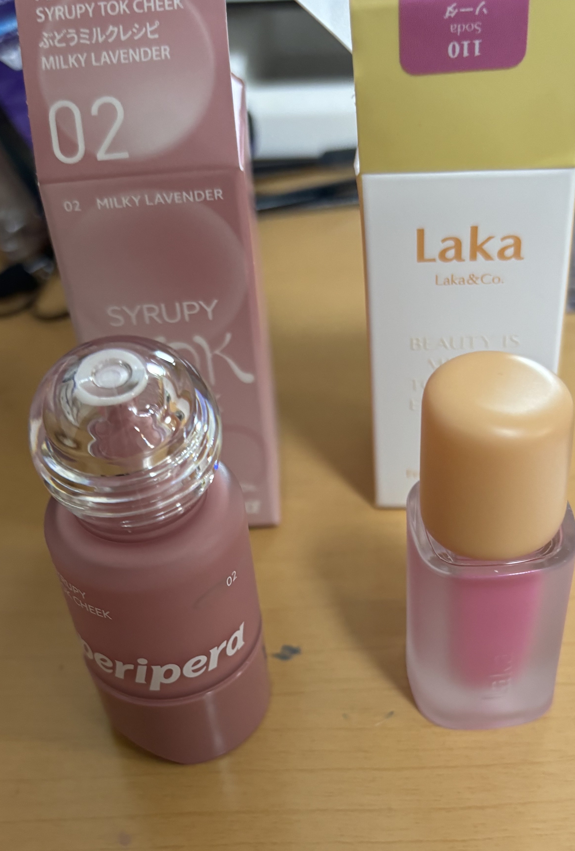 ペリペラ シロッピー トック チーク/PERIPERA/リキッドチークを使ったクチコミ（1枚目）