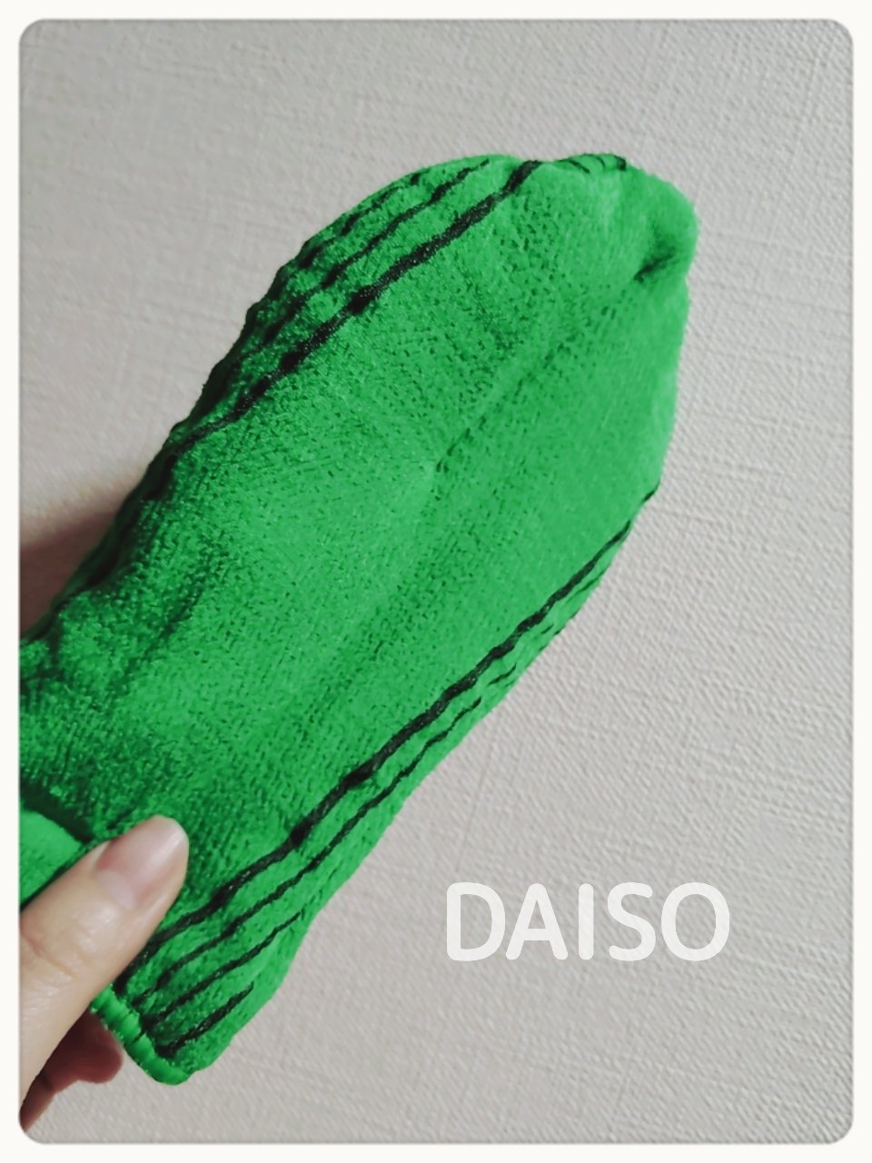 あかすり ミトン/DAISO/バスグッズを使ったクチコミ（1枚目）