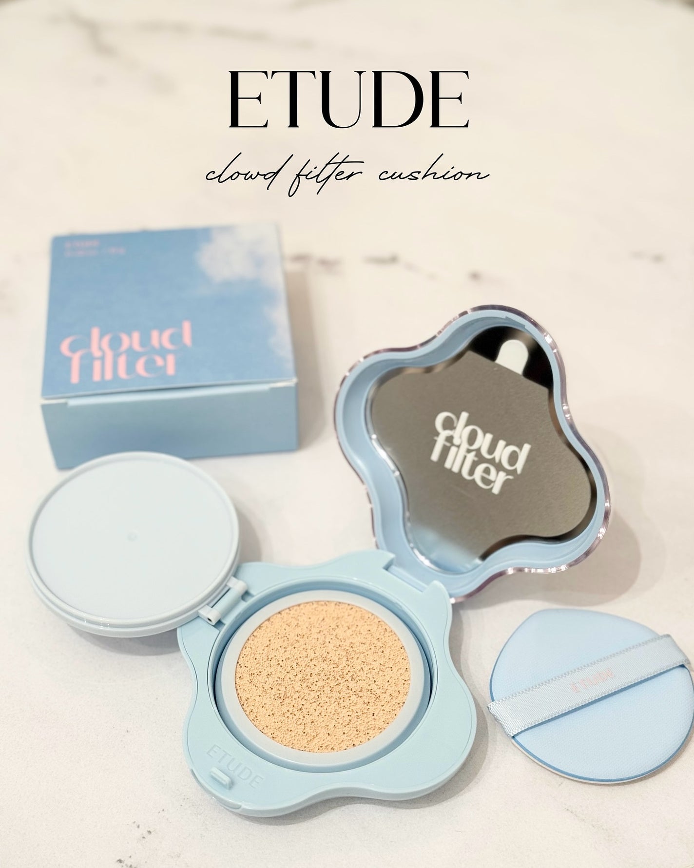 クラウドフィルタークッション/ETUDE/クッションファンデーションを使ったクチコミ(1枚目)