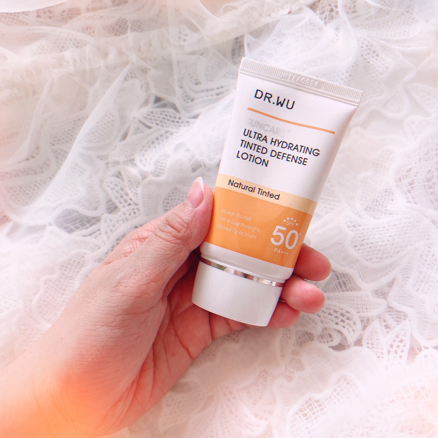 サンスクリーン+モイスト（色付き）＜日焼け止め＞/DR.WU/日焼け止めローションを使ったクチコミ（3枚目）