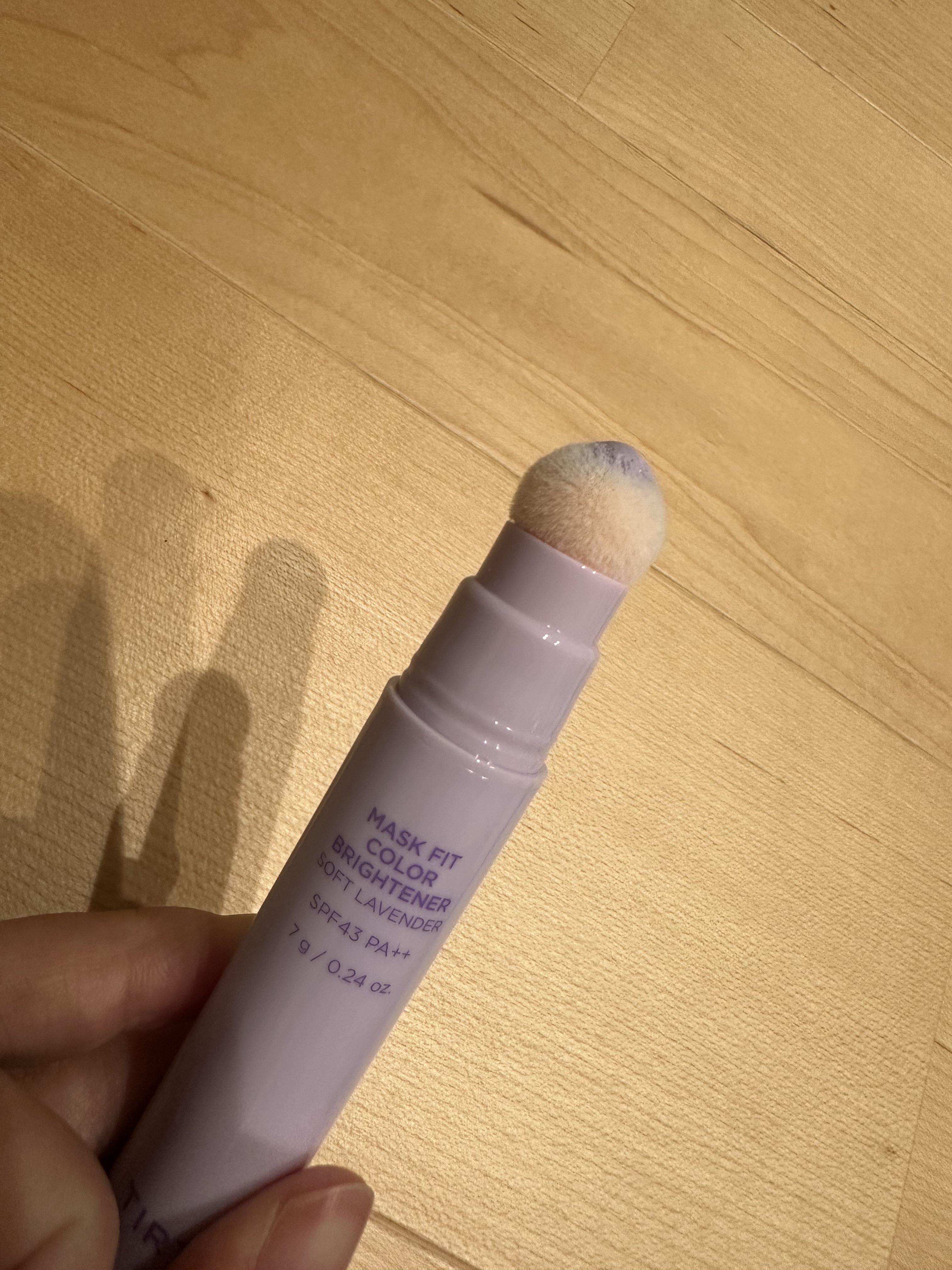 MASK FIT COLOR BRIGHTENER/TIRTIR(ティルティル)/スティックハイライトを使ったクチコミ（2枚目）