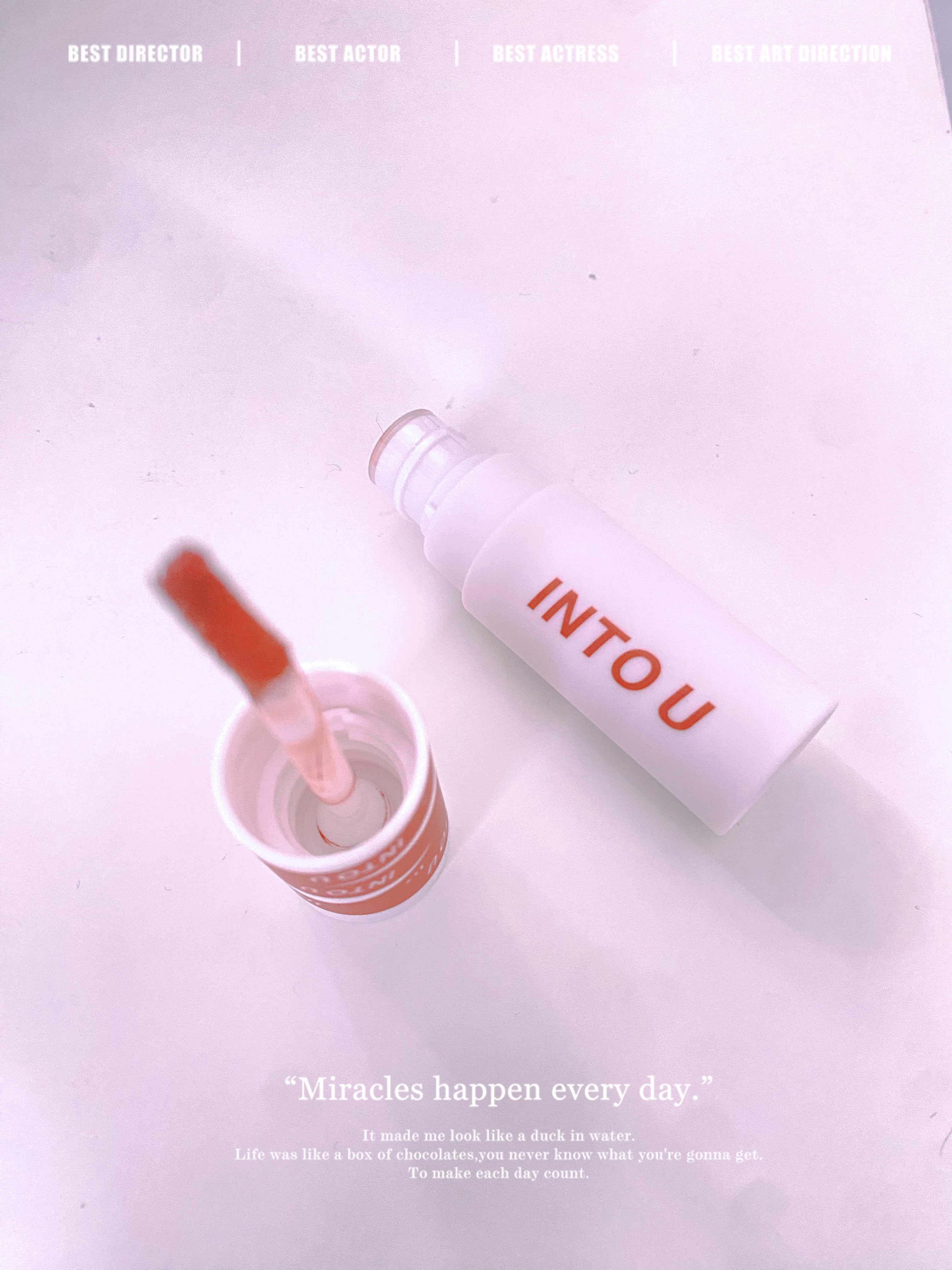 スーパーマットリップ＆チークマッド/INTO U/口紅を使ったクチコミ（1枚目）