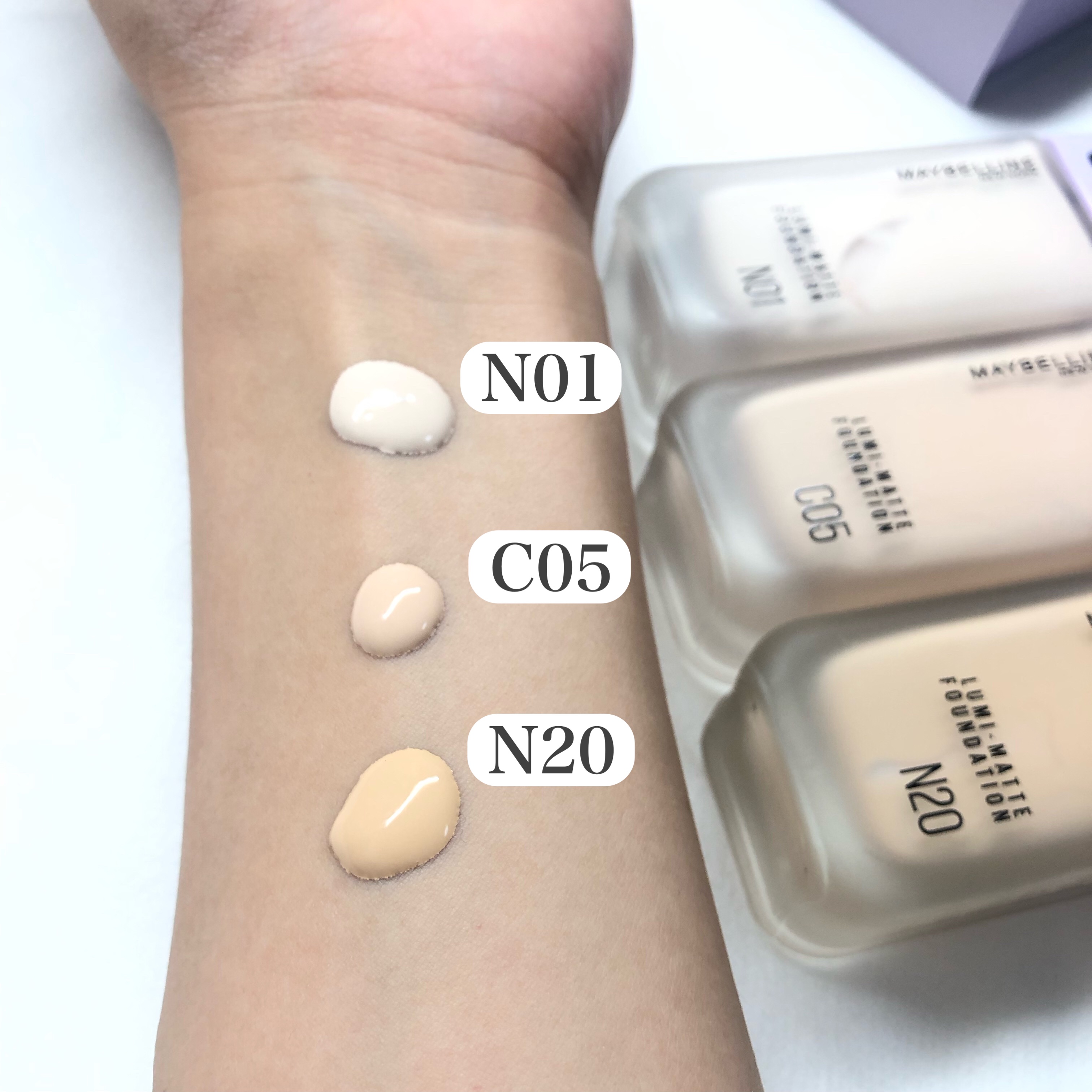 SPステイ ルミマット リキッド ファンデーション/MAYBELLINE NEW YORK/リキッドファンデーションを使ったクチコミ（2枚目）