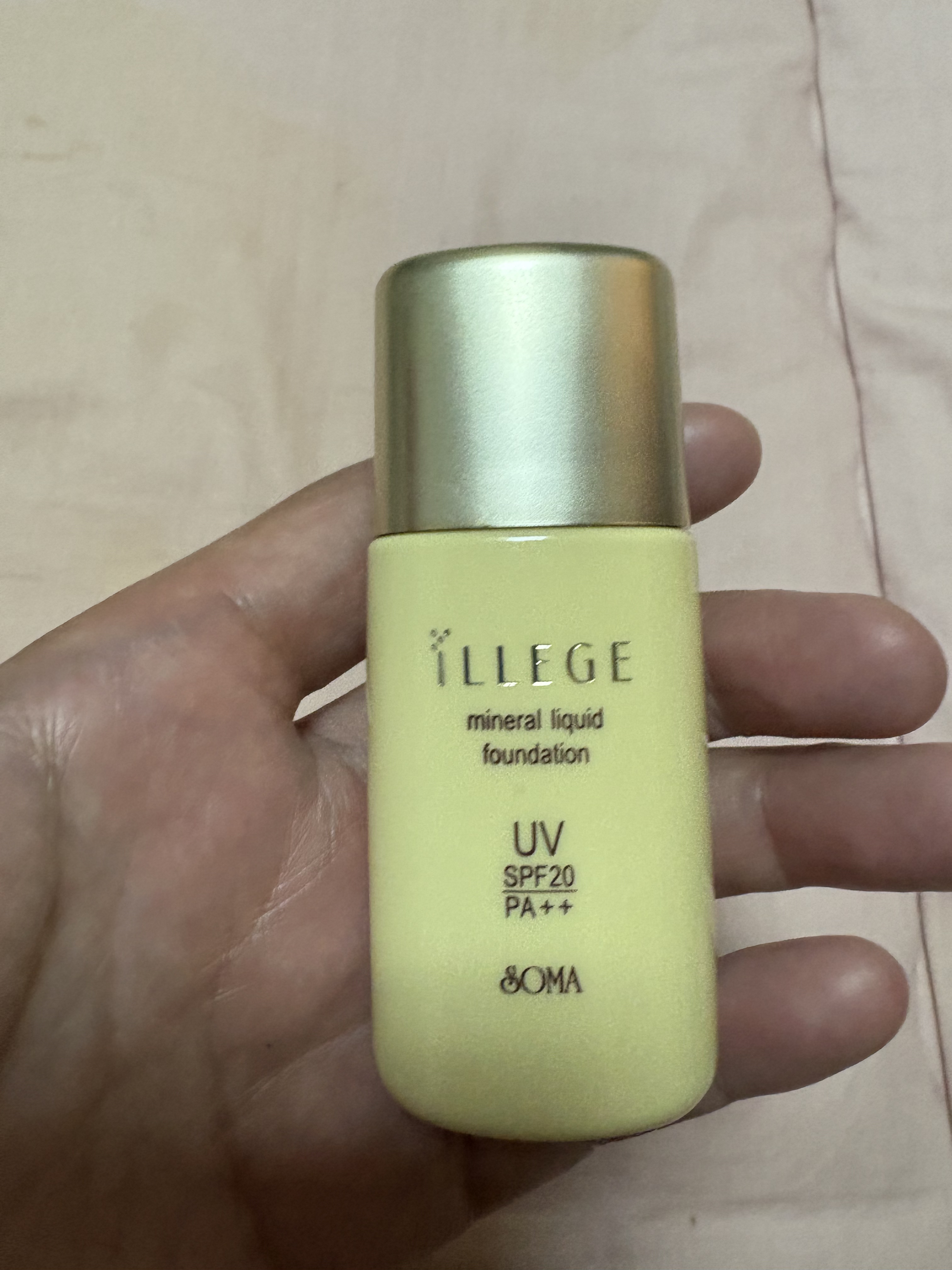 ソーマ化粧品 リキッドファンデーション 試してみた】イレージュ リキッドファンデーションUV ソーマ