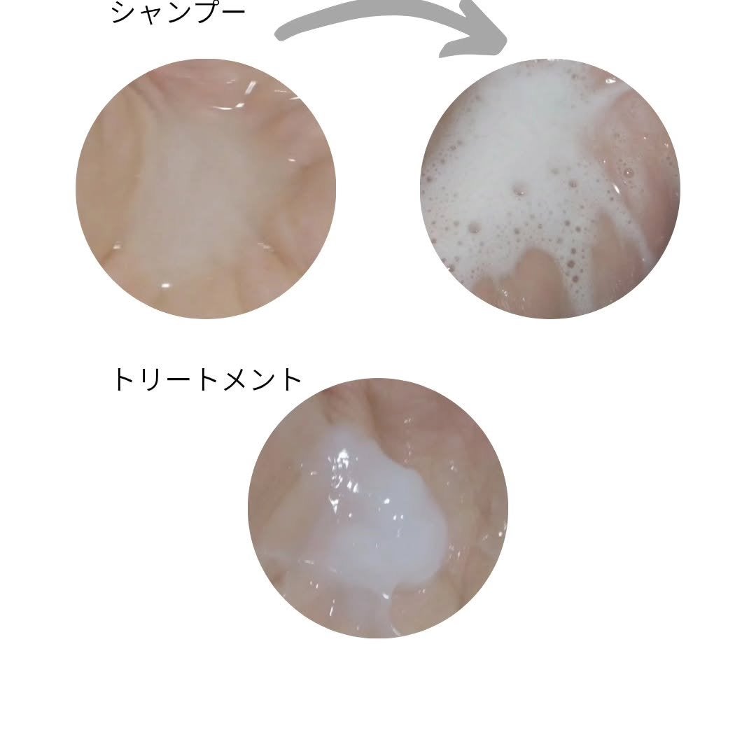 モイストヴェール シャンプー/トリートメント<無香料>/MILK./市販シャンプーを使ったクチコミ(2枚目)