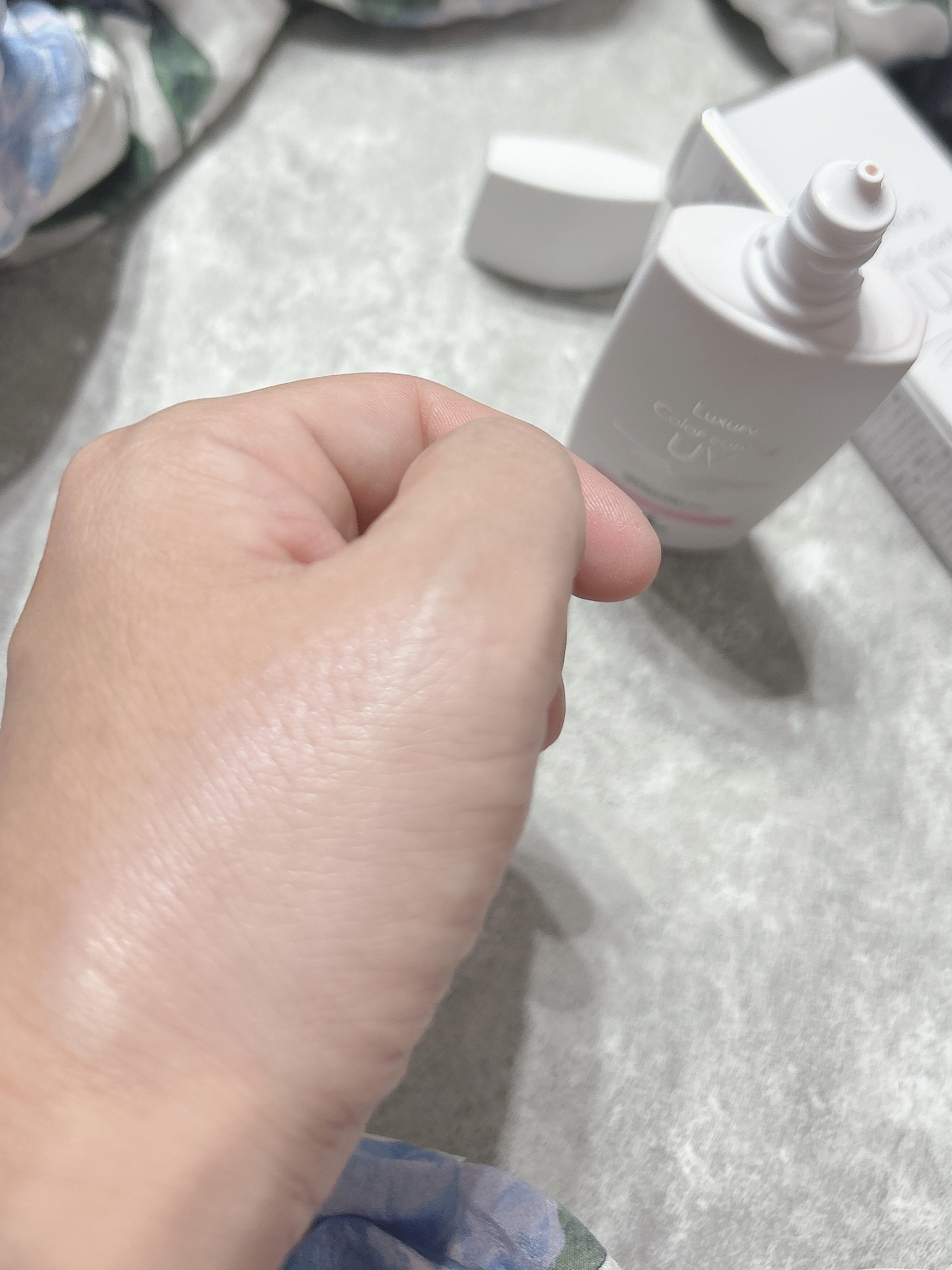 カラーコントロールUV ピンク（PK）/demarrer/化粧下地を使ったクチコミ（3枚目）