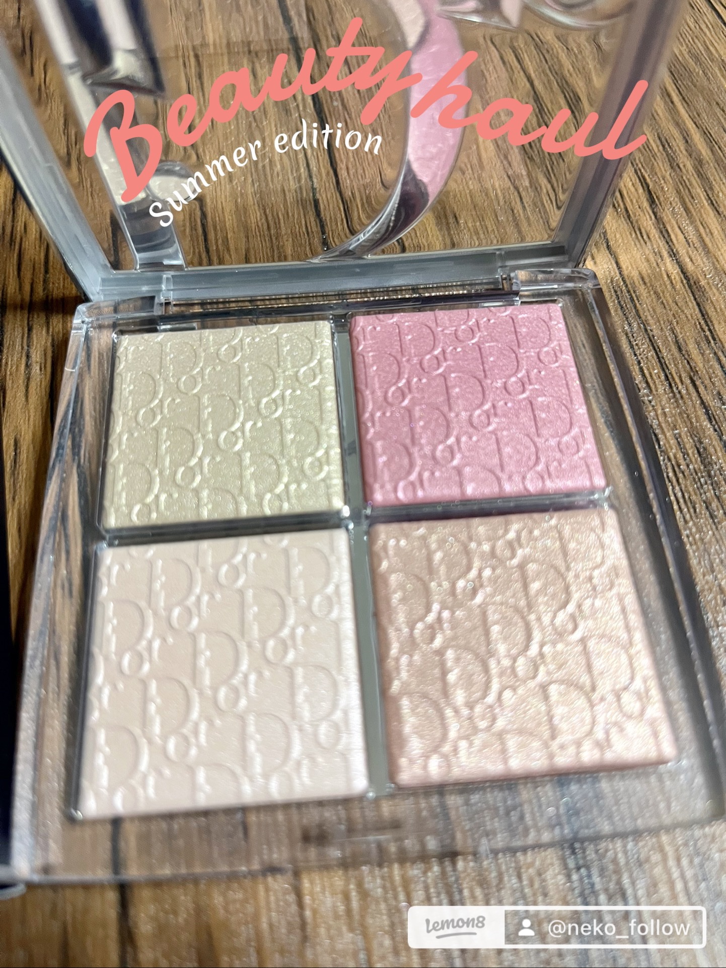 ディオール バックステージ フェイス グロウ パレット/Dior/ハイライトを使ったクチコミ（1枚目）