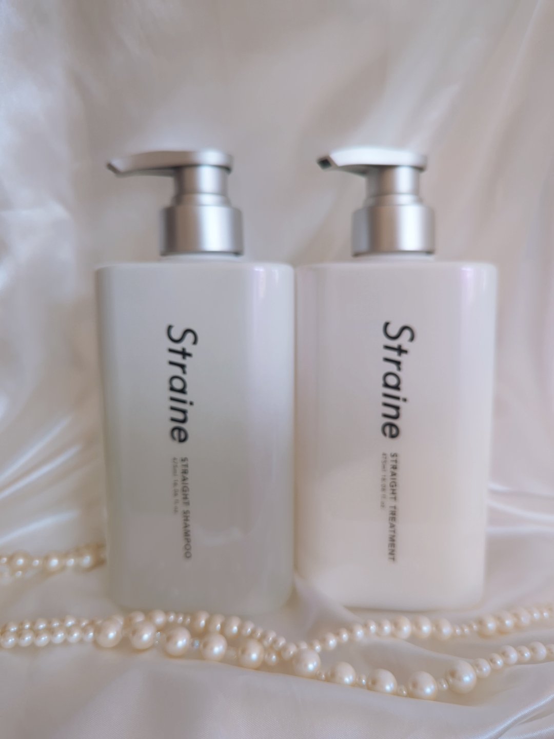 ストレートシャンプー/ストレートトリートメント ホワイトブロッサムの香り/Straine/市販シャンプーを使ったクチコミ（1枚目）