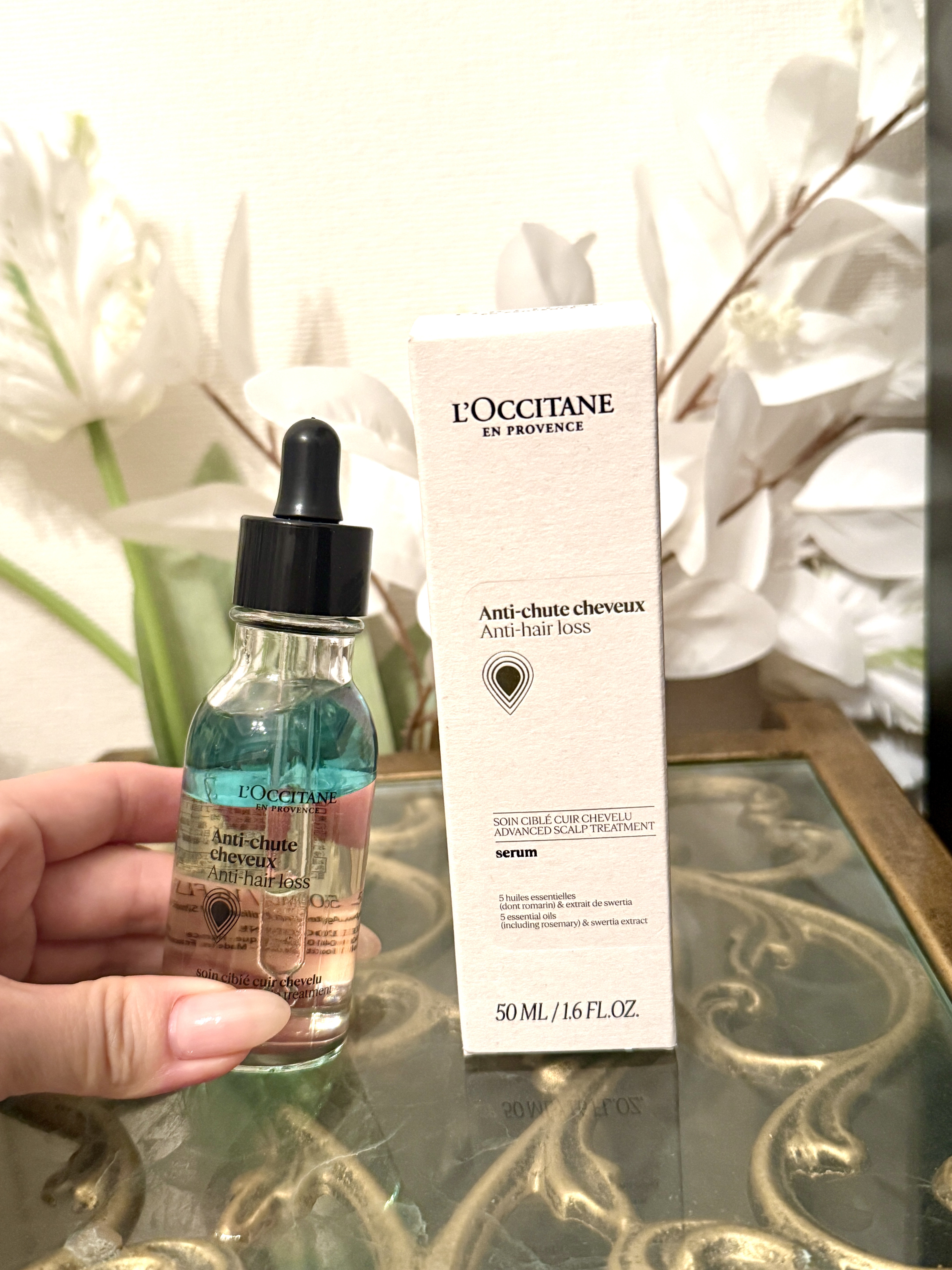 薬用 メディカル アンチヘアロスセラム/L&#39;OCCITANE/頭皮ローションを使ったクチコミ（1枚目）