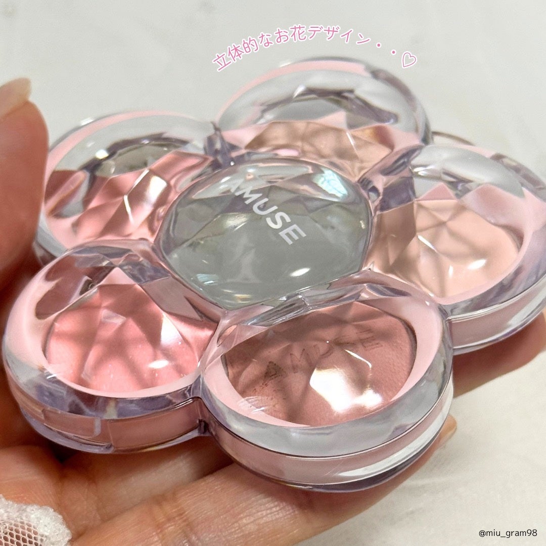 フローラアイパレット/AMUSE/アイシャドウを使ったクチコミ(3枚目)