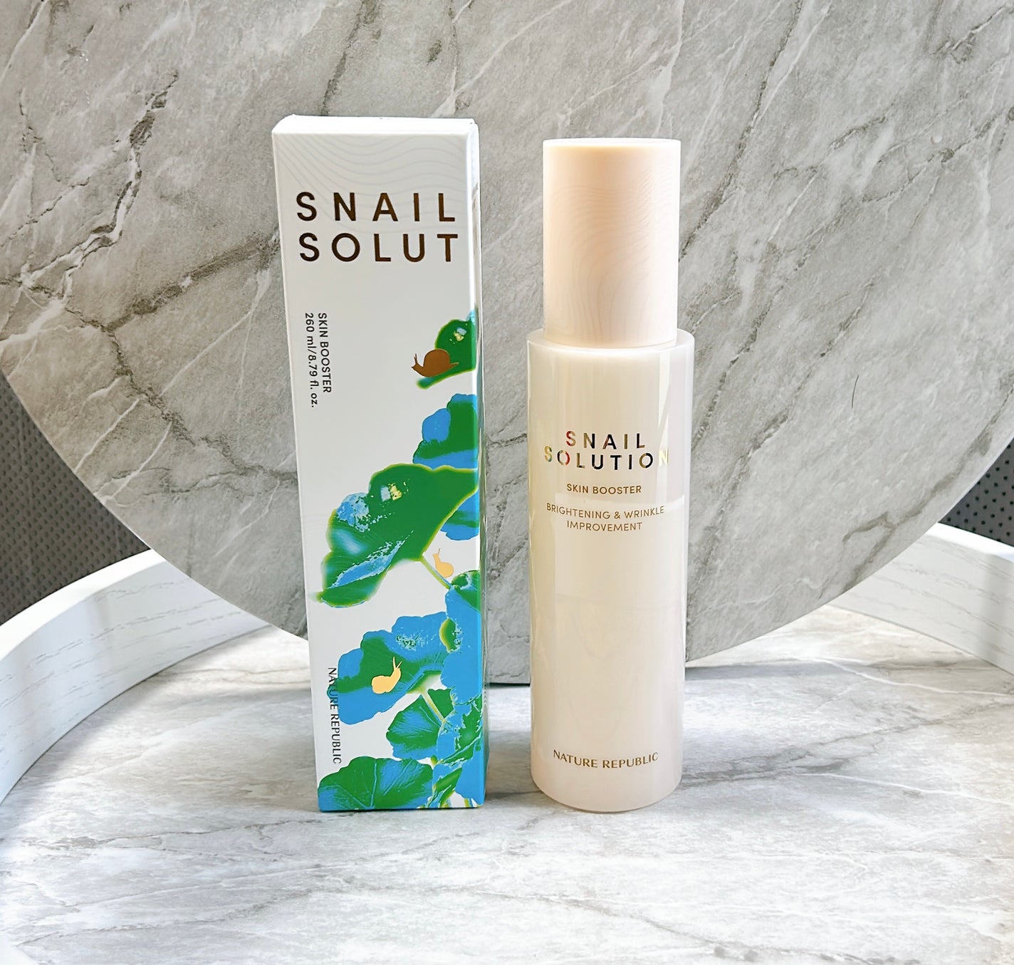 スネイルソリューション スキンブースター(R)/ネイチャーリパブリック/ブースター・導入液を使ったクチコミ(9枚目)