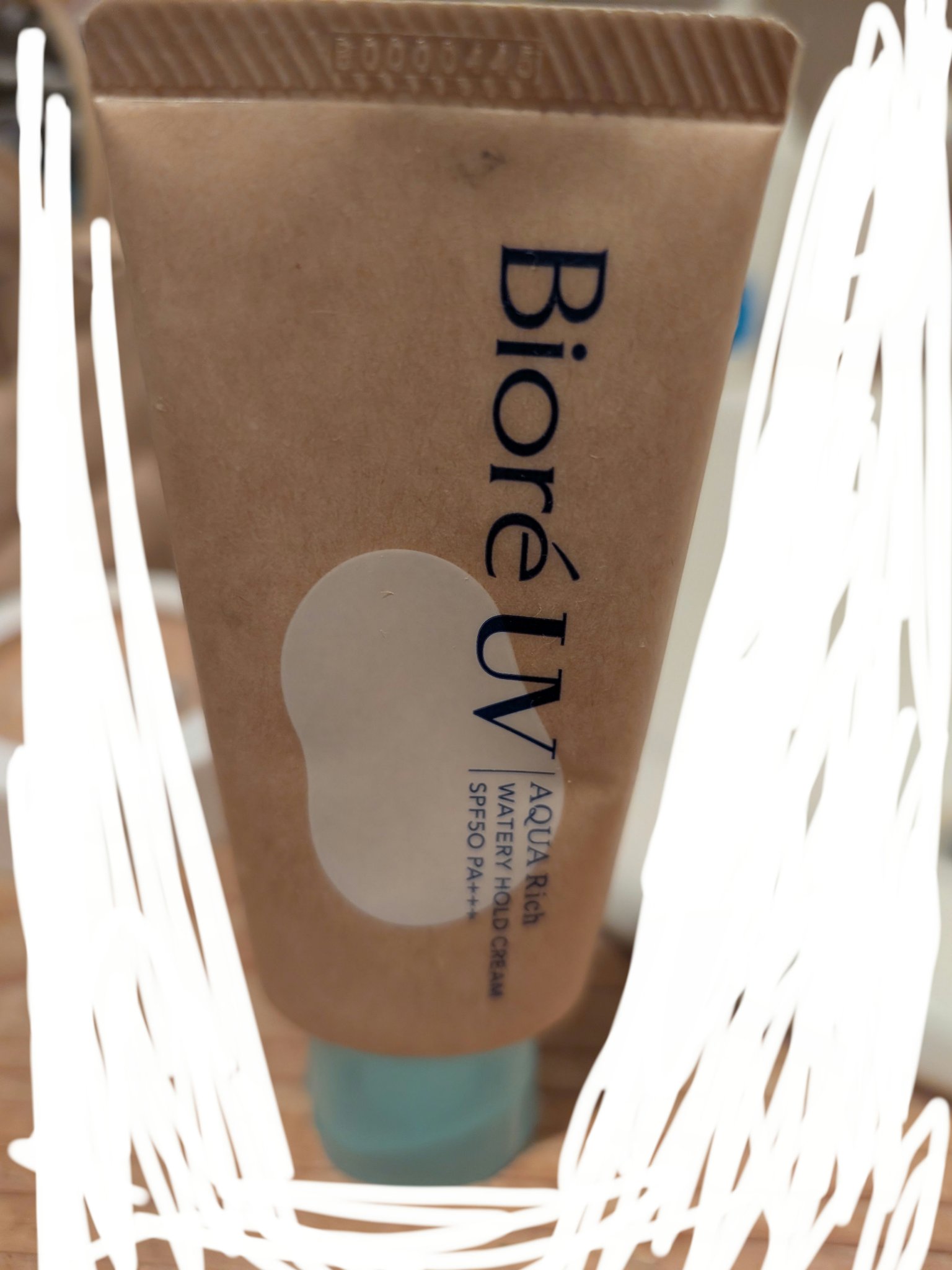 ビオレUV アクアリッチ ウォータリーホールドクリーム（水肌記憶UV）/ビオレ/日焼け止めクリームを使ったクチコミ（1枚目）