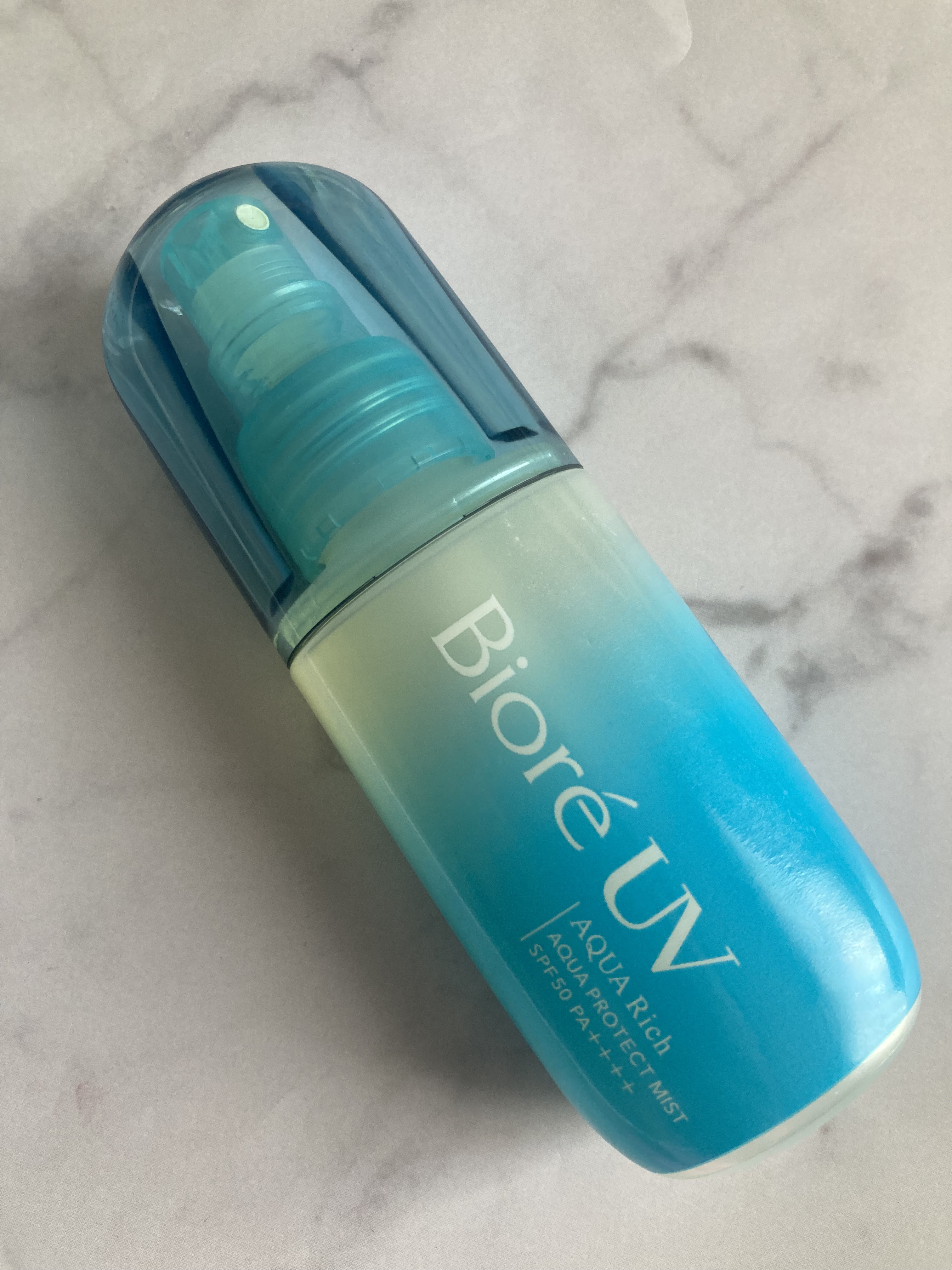 ビオレUV アクアリッチ アクアプロテクトミスト/ビオレ/日焼け止めミスト・スプレーを使ったクチコミ（1枚目）