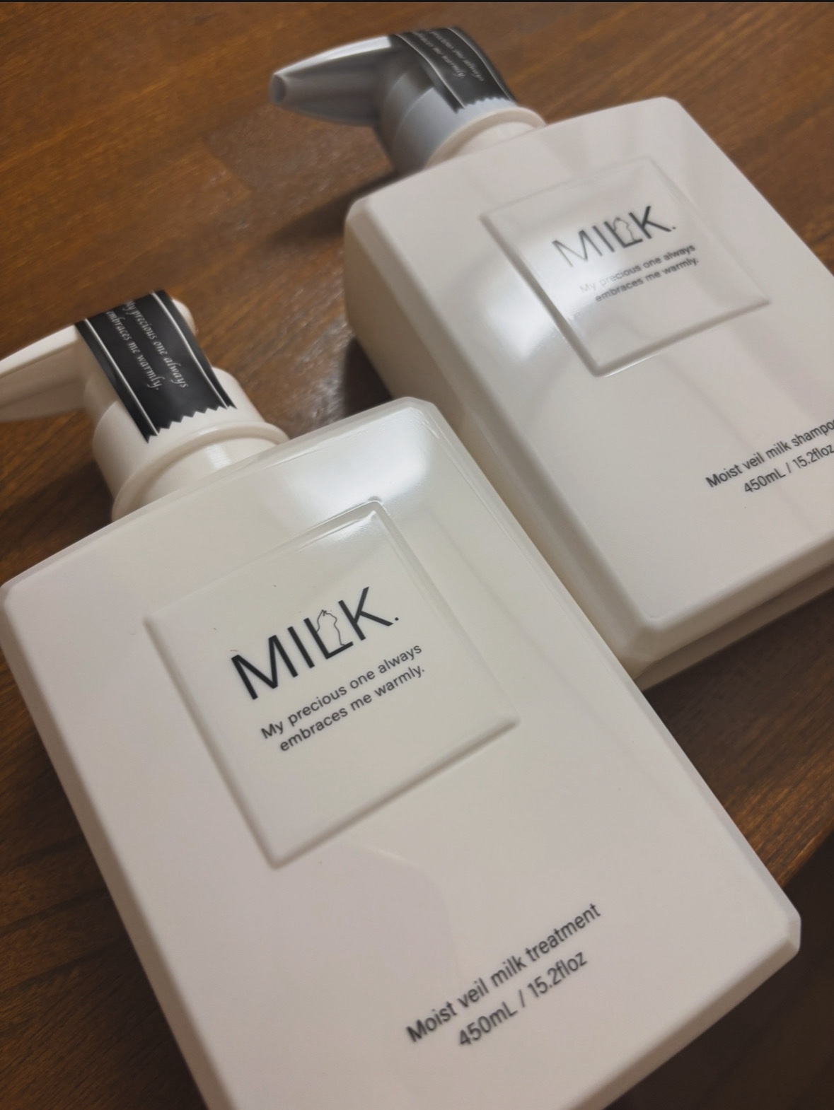 モイストヴェール シャンプー/トリートメント＜無香料＞/MILK./市販シャンプーを使ったクチコミ（1枚目）