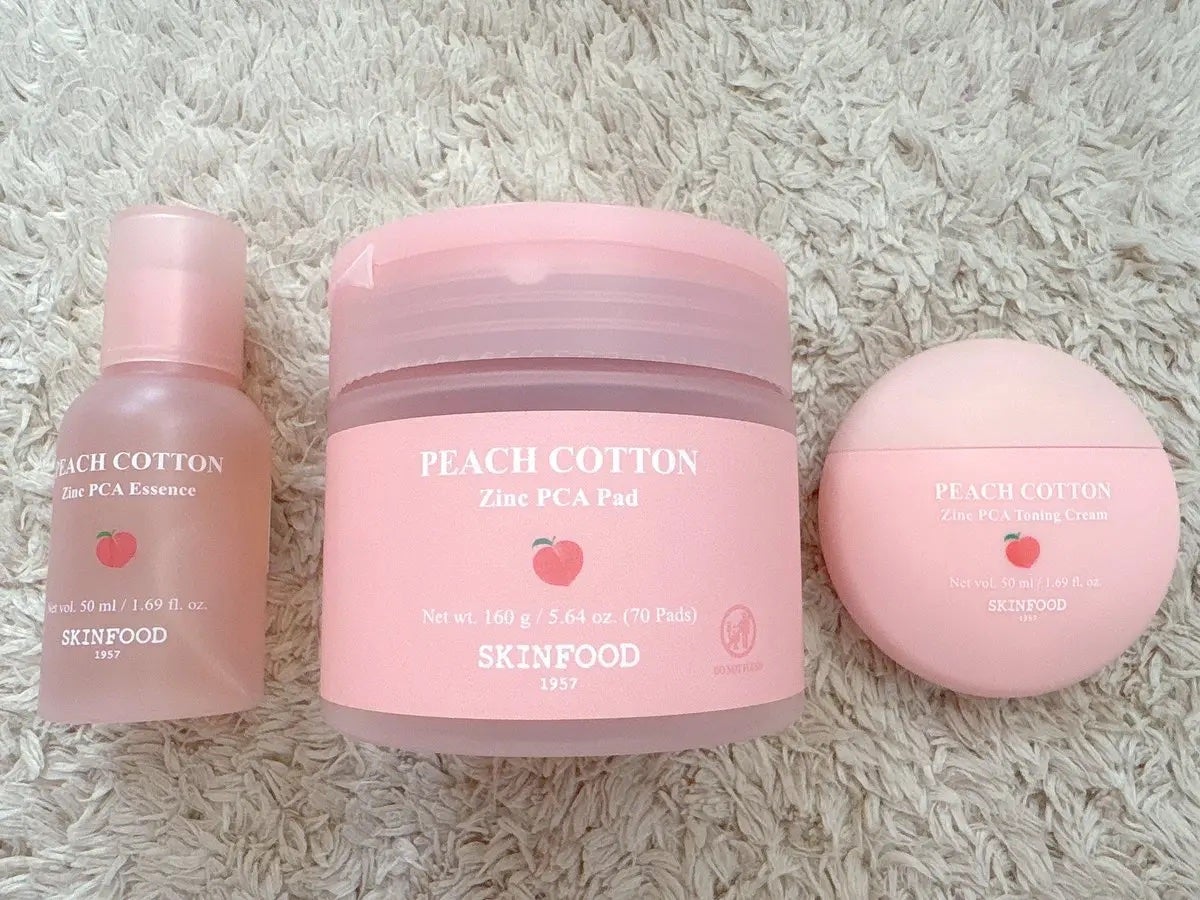 ピーチコットン ジンクPCAパッド/SKINFOOD/トナーパッドを使ったクチコミ(1枚目)