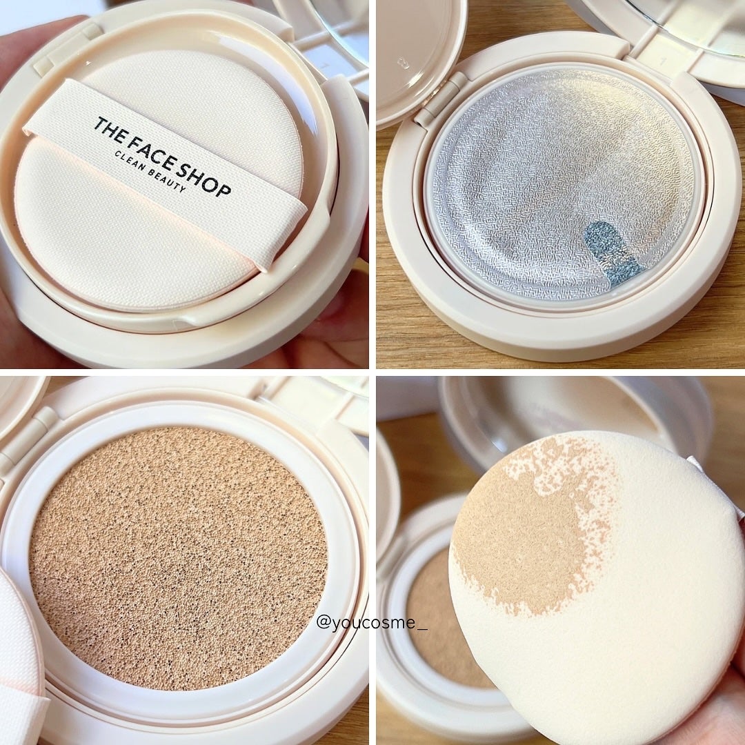 インクラスティングクッションファンデーション/THE FACE SHOP/クッションファンデーションを使ったクチコミ(3枚目)