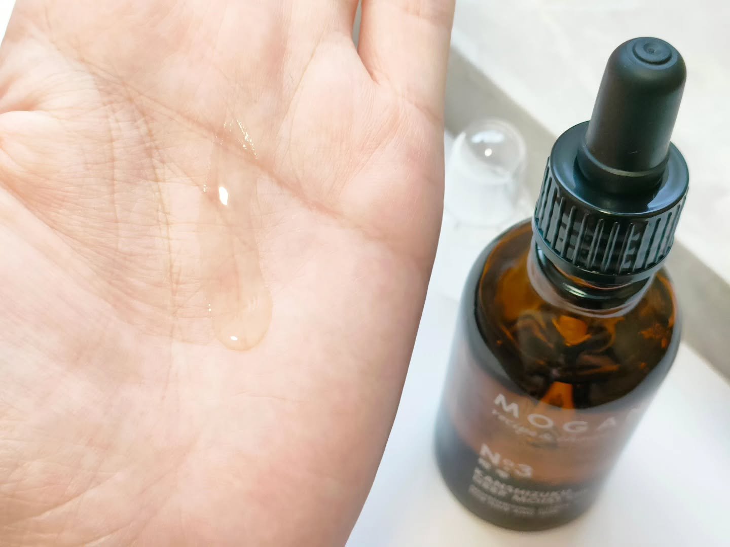 ディープモイストオイル/MOGANS/ヘアオイルを使ったクチコミ（3枚目）