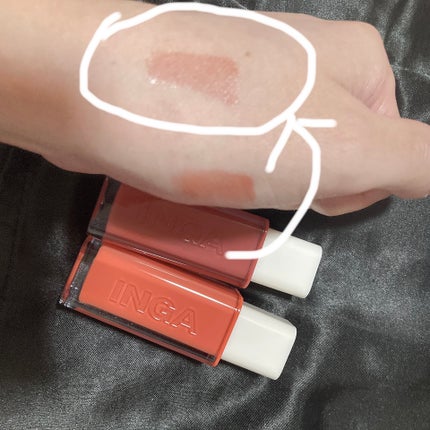 ウォーターグローリップティント 03 ロージーローズ(Rosy Rose)/INGA/リップティントの画像