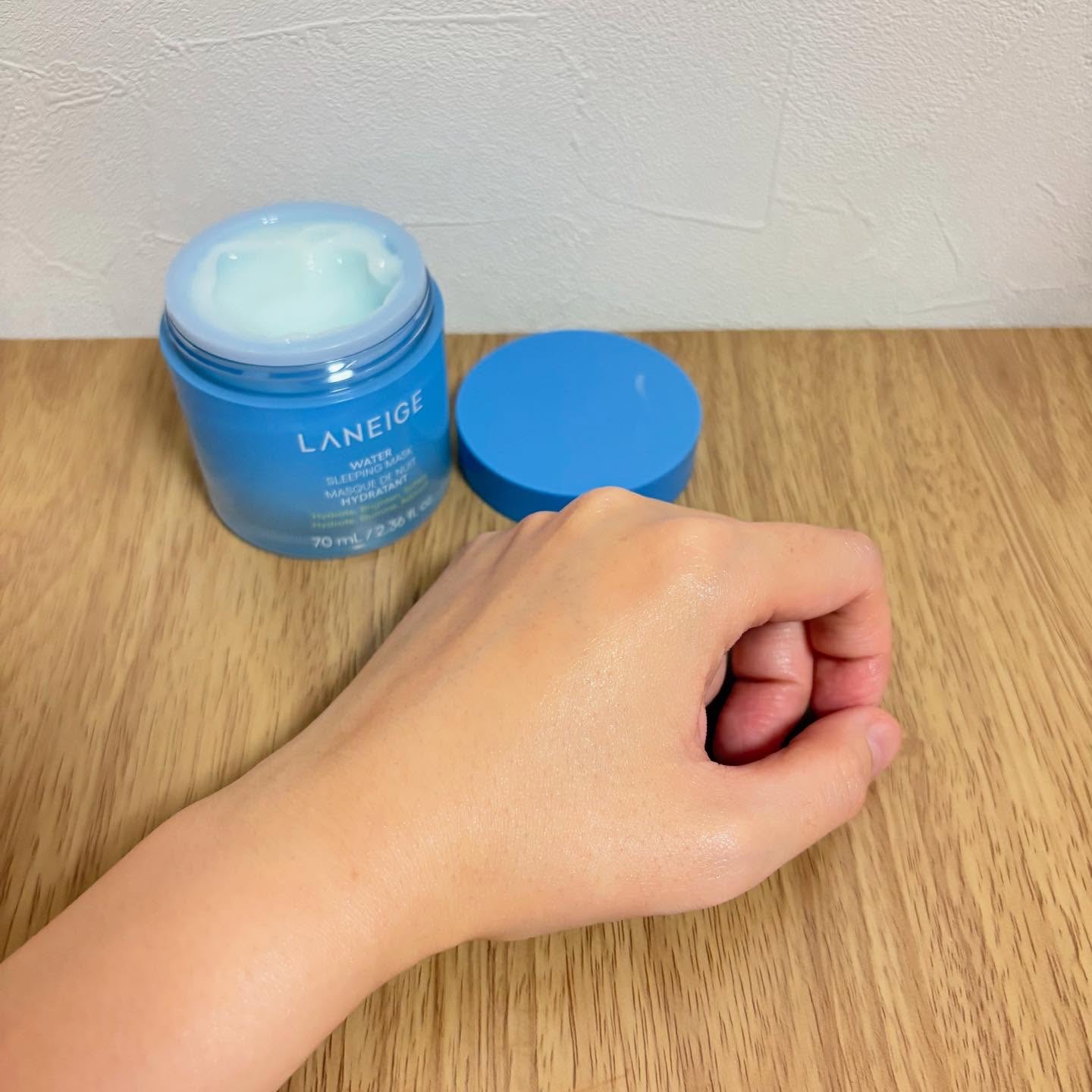 ウォータースリーピングマスク/LANEIGE/フェイスクリームを使ったクチコミ（3枚目）