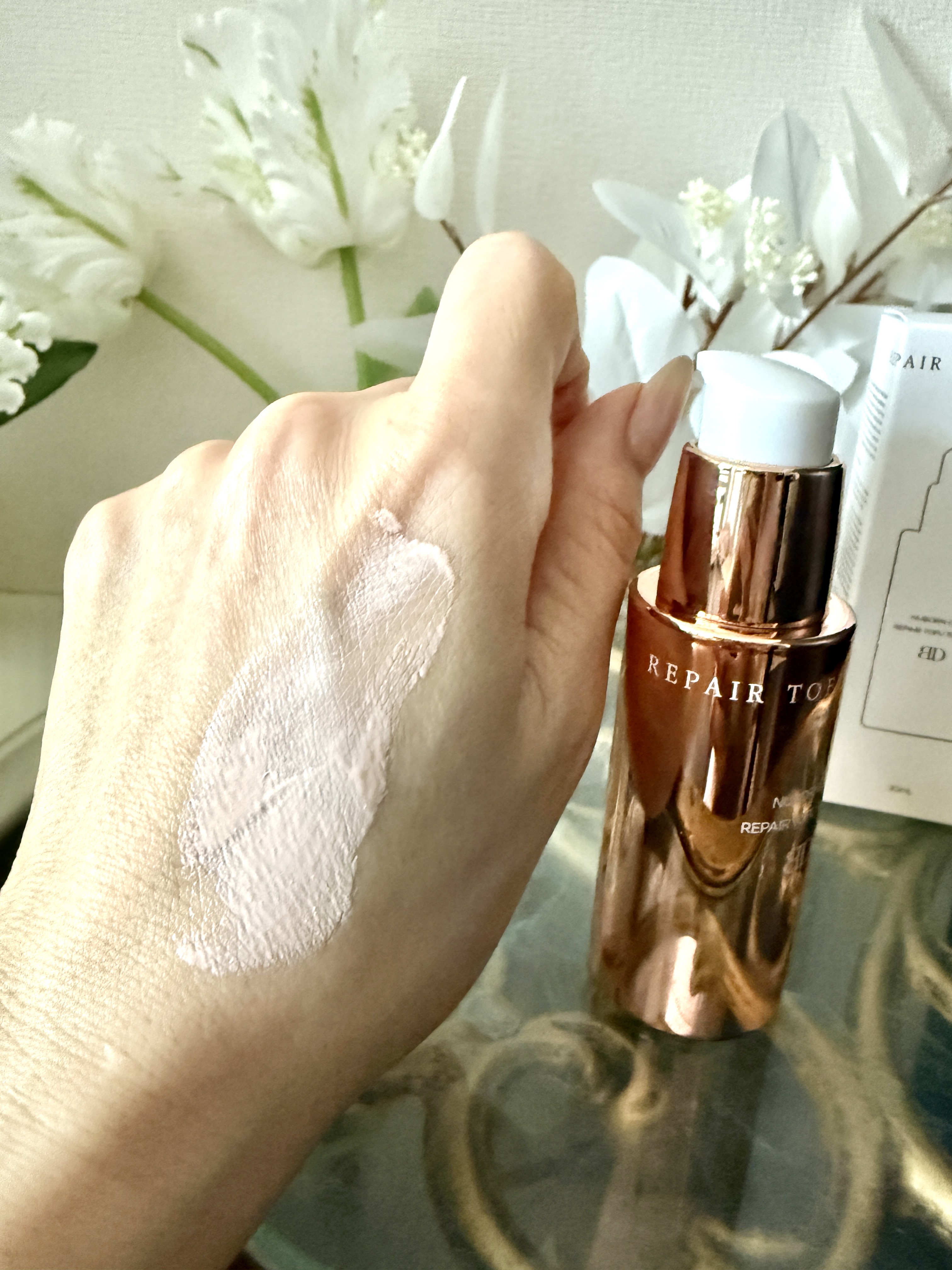 [ブランドゥブ]ヌボンセル リペア豆腐 トーンアップクリーム (SPF40・PA++)/BLANC DUBU/化粧下地を使ったクチコミ（3枚目）