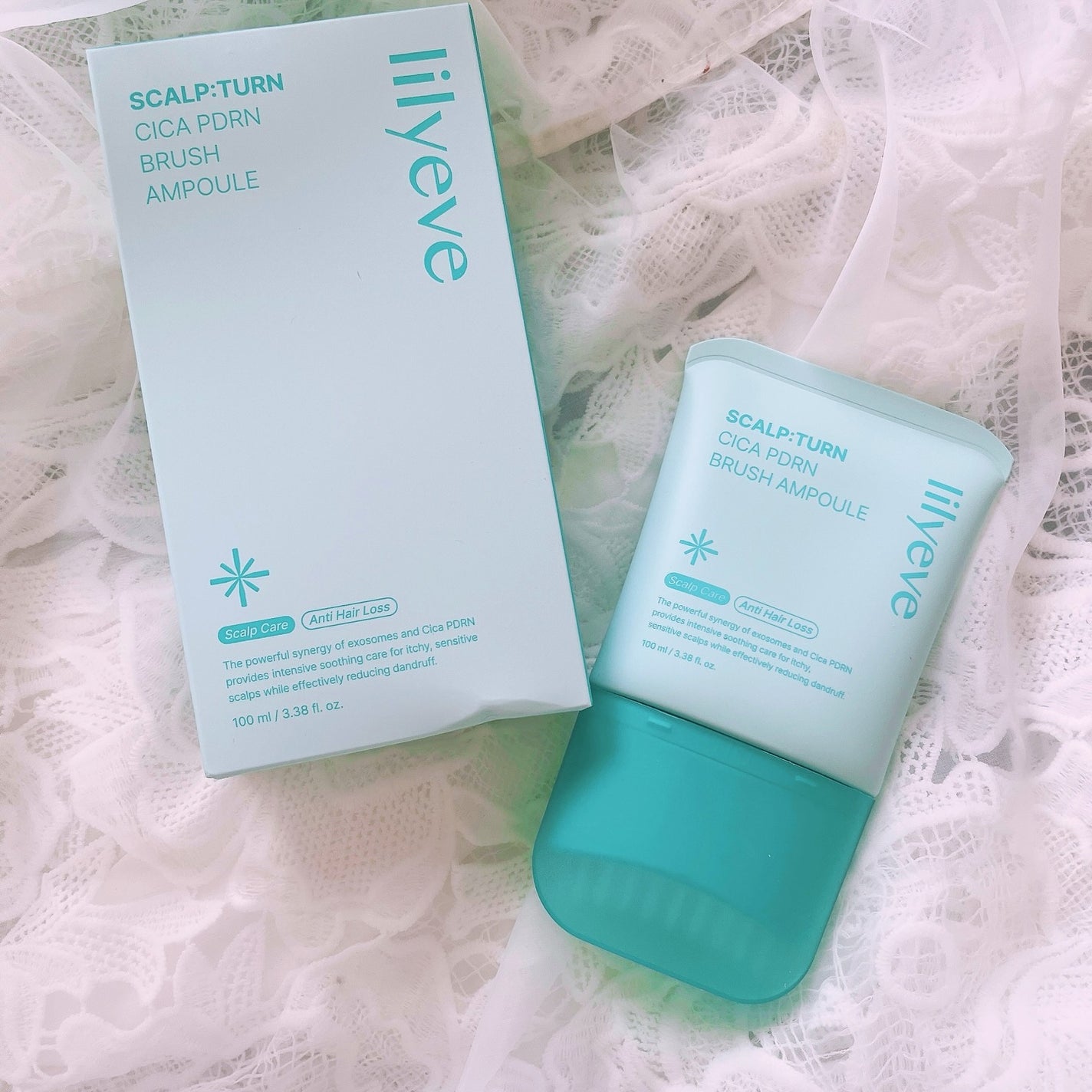 スカルプターンヘアアンプル/リリーイブ/頭皮ローションを使ったクチコミ(1枚目)