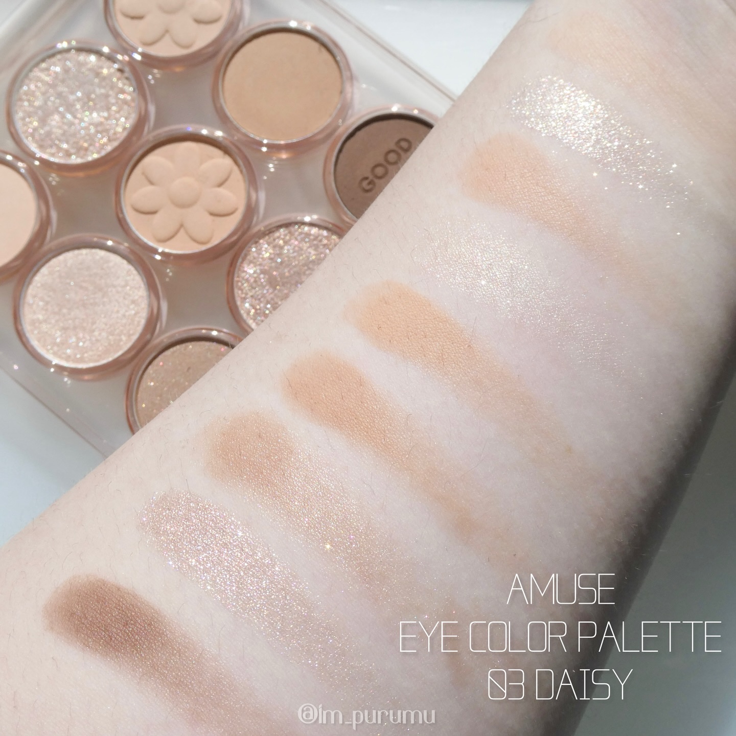 アイカラーパレット/AMUSE/アイシャドウパレットを使ったクチコミ（2枚目）