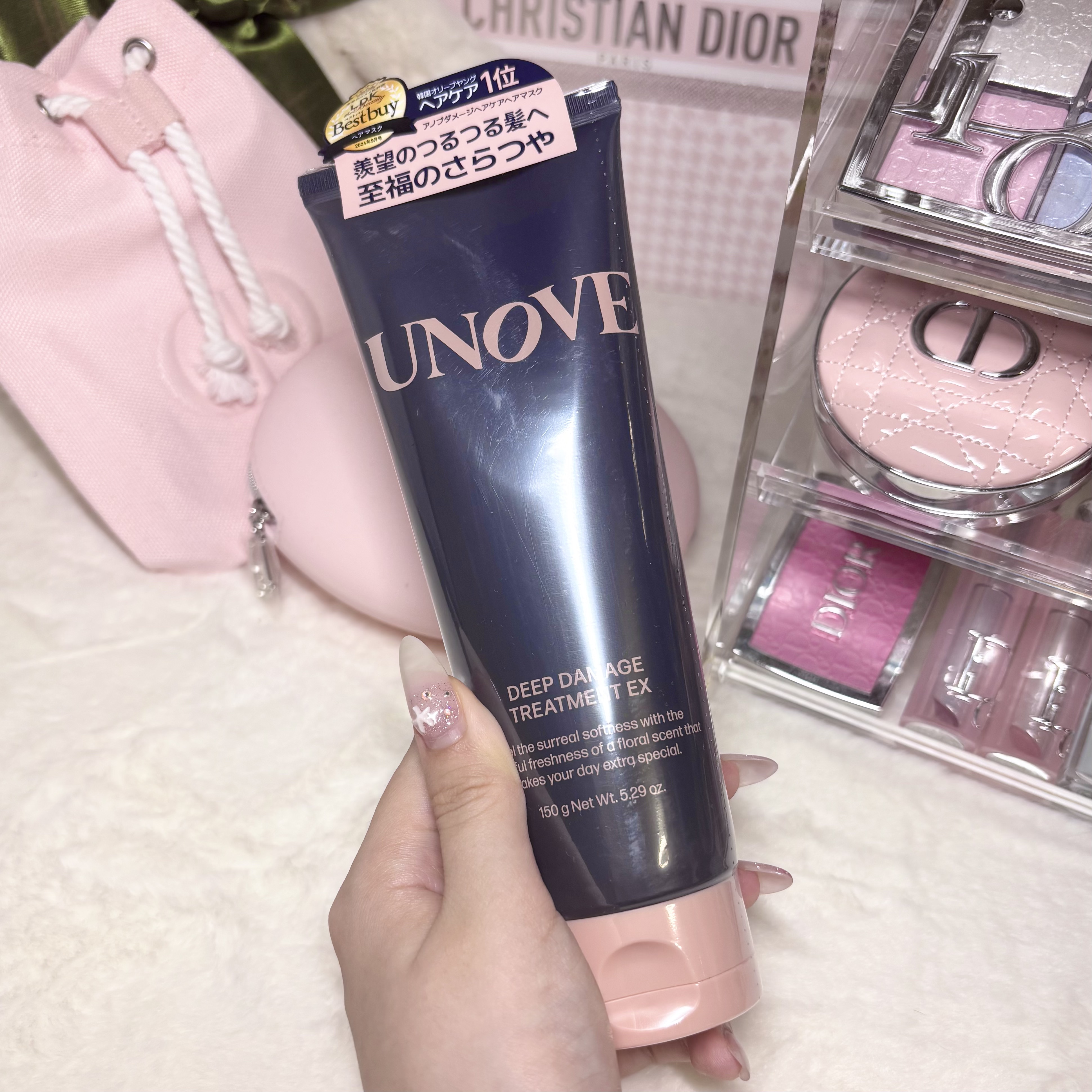 ディープダメージトリートメントEX/UNOVE/洗い流すヘアトリートメントを使ったクチコミ（1枚目）