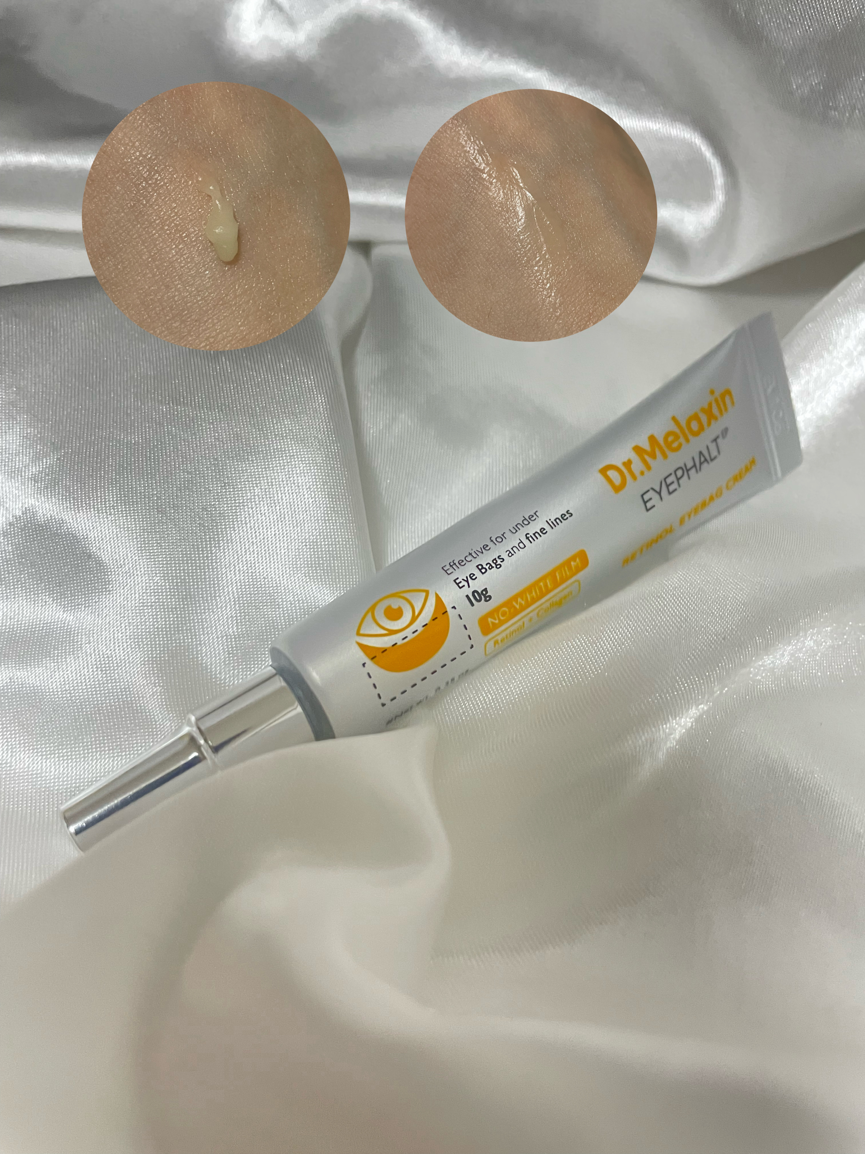 レチノールアイファルトアイバッククリーム/Dr.Melaxin/アイケア・アイクリームを使ったクチコミ（2枚目）