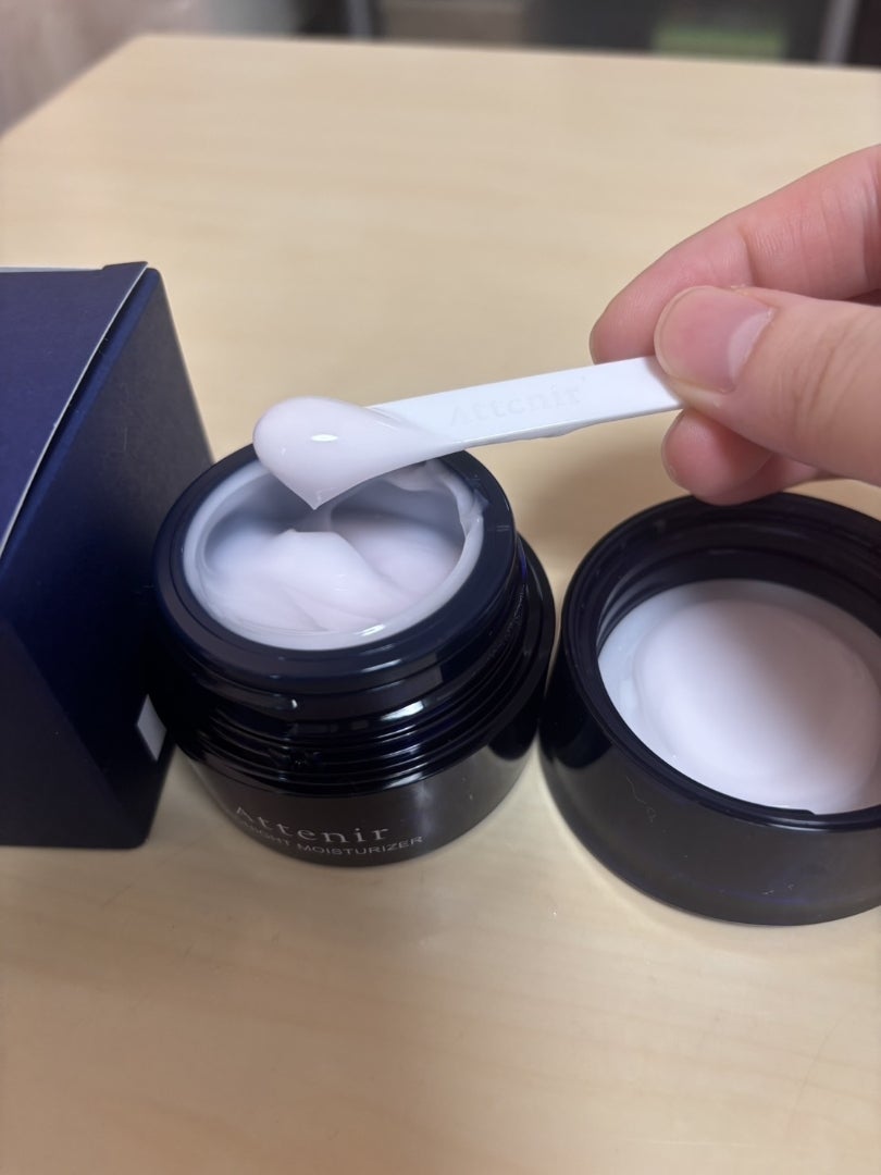 アテニア ミッドナイトモイスチャライザー/アテニア/フェイスクリームを使ったクチコミ(3枚目)