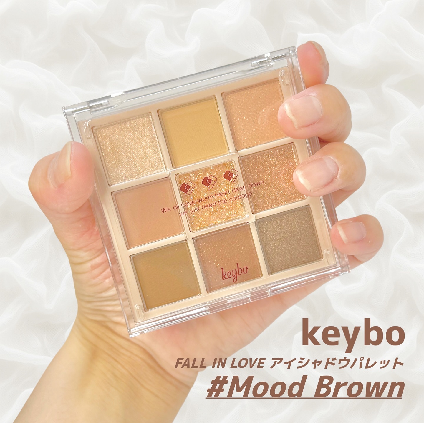 KEYBO FALL IN LOVE SHADOW PALETTE/keybo/アイシャドウパレットを使ったクチコミ（1枚目）