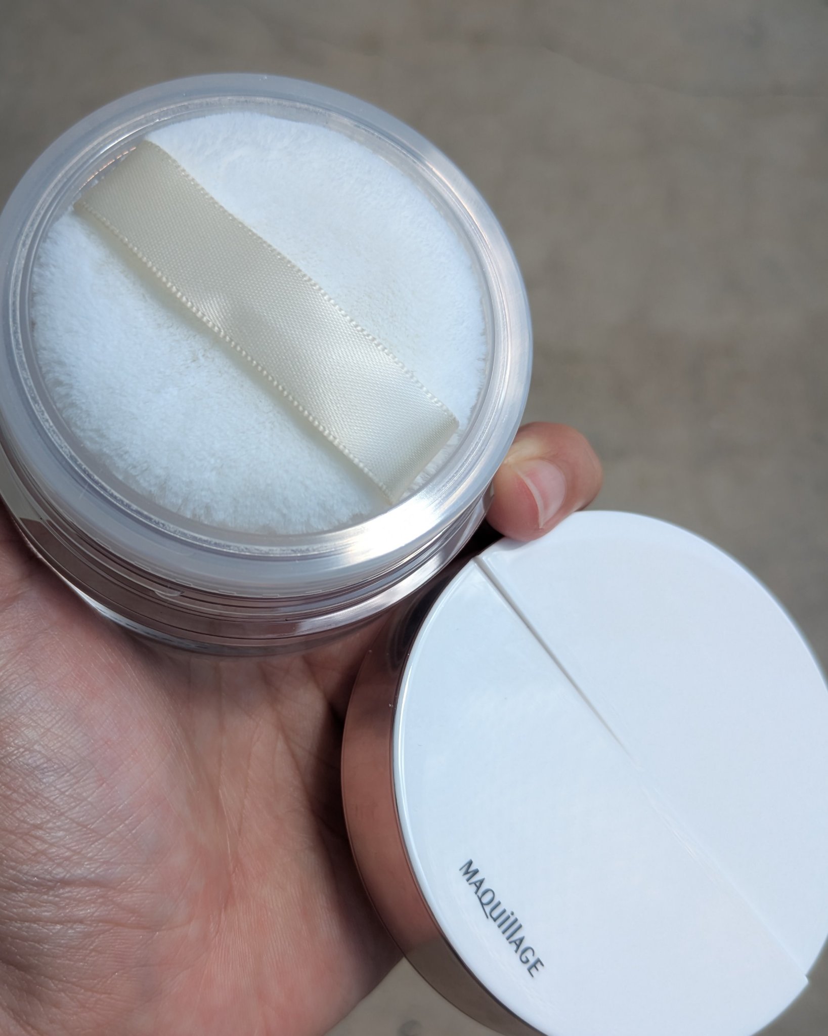 ドラマティックエッセンスヴェール ルースパウダー/マキアージュ/フェイスパウダーを使ったクチコミ（3枚目）