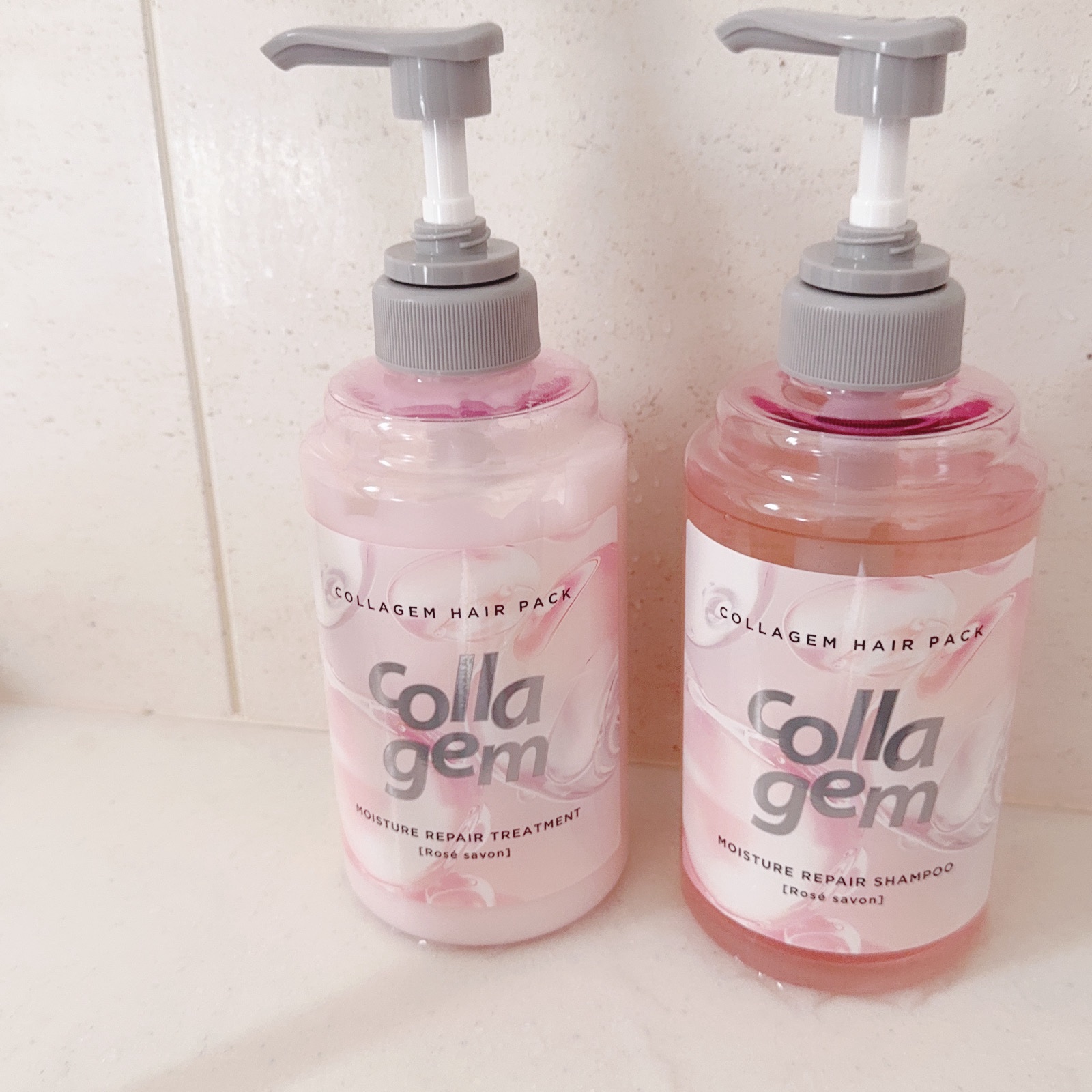 コラジェム モイスチャーリペアシャンプー/トリートメント/collagem/市販シャンプーを使ったクチコミ（1枚目）