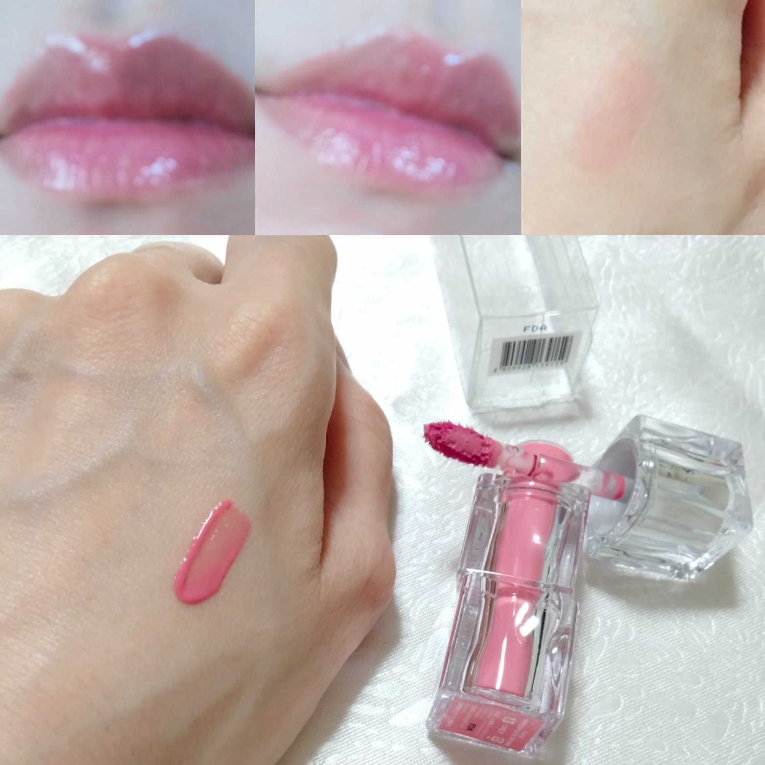 ウォーターリズムグロウティント 13 LIKELY（ミニ）/TIRTIR(ティルティル)/リップティントを使ったクチコミ（1枚目）