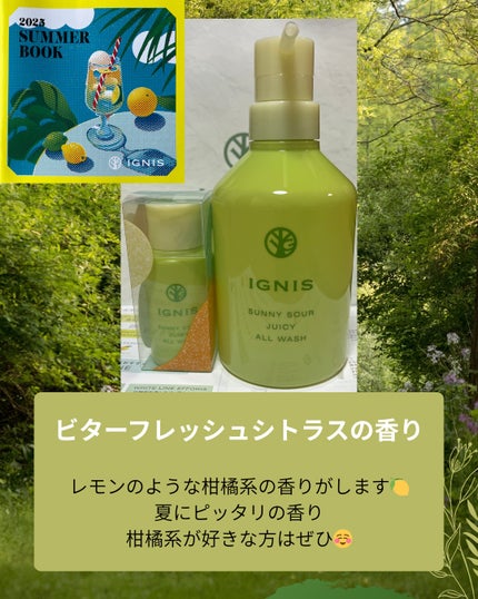 サニーサワー オールウォッシュ/IGNIS/ボディソープを使ったクチコミ(2枚目)