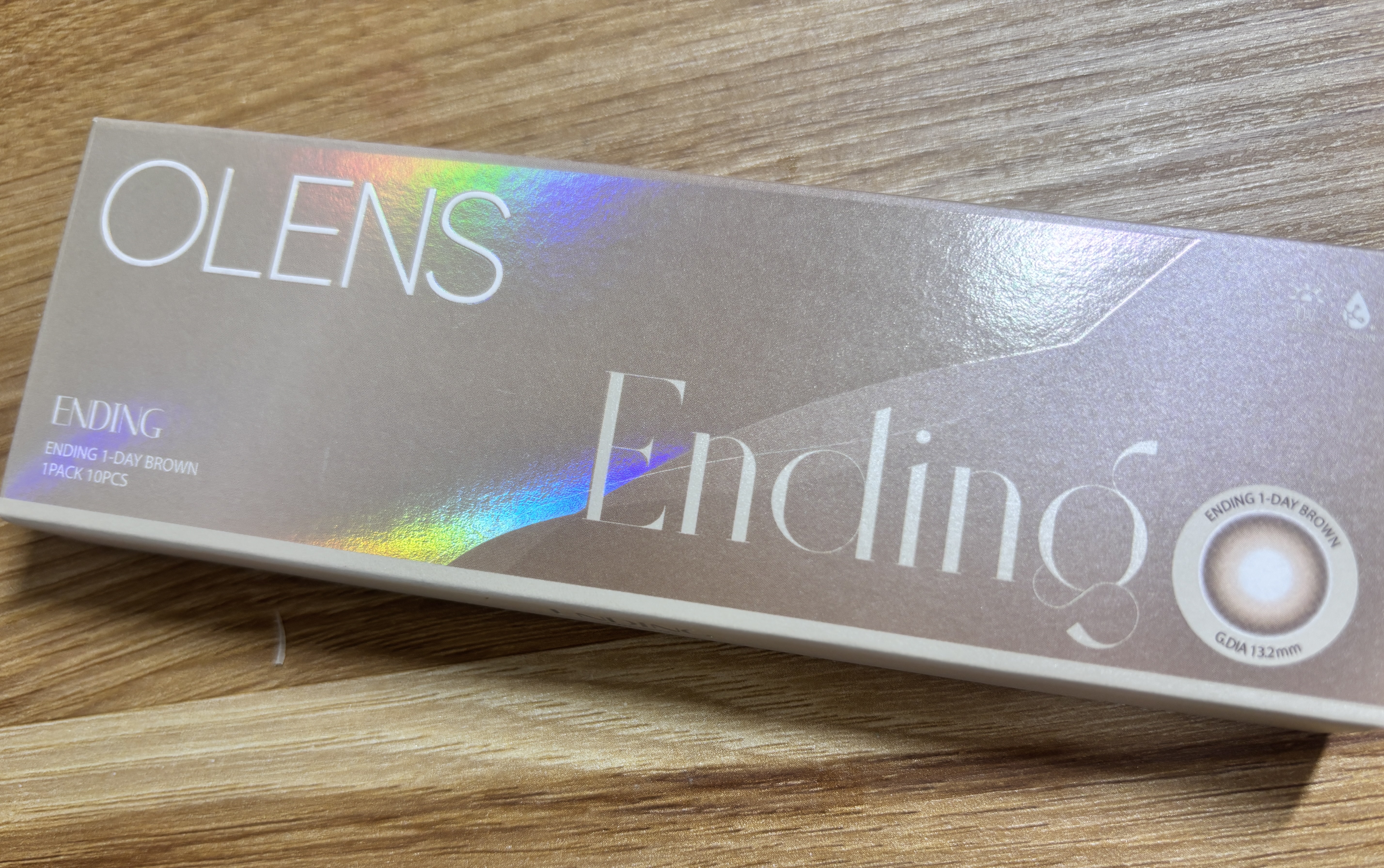 Ending 1day ブラウン/OLENS/ワンデー（１DAY）カラコンを使ったクチコミ（1枚目）