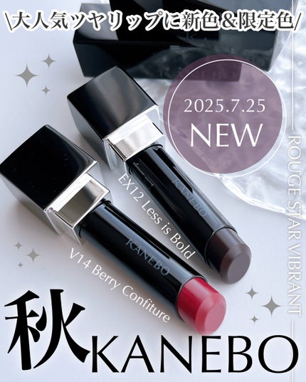 ルージュスターヴァイブラント/KANEBO/口紅を使ったクチコミ(1枚目)