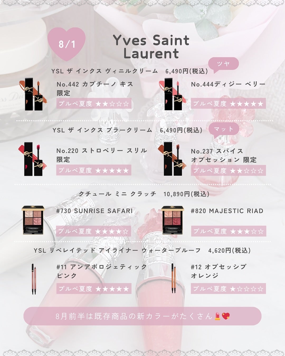 ぴーちゃん🧡インスタでコメント返信 on LIPS 「【ブルベ夏コスメカレンダー】#ブルベ夏#コスメカレンダー#新作..」(3枚目)
